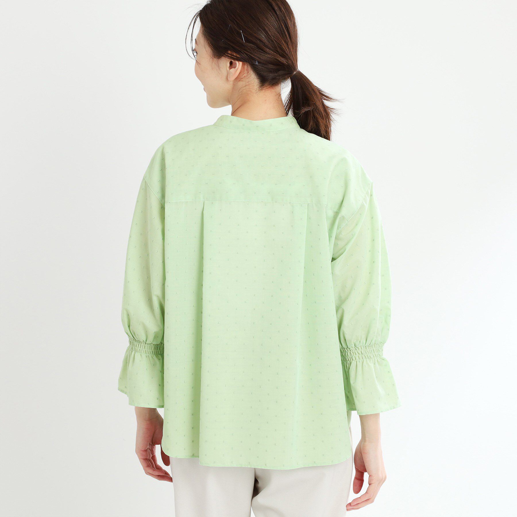 Reflect「【洗える】キャンディースリーブブラウス」|シャツ・ブラウス|
