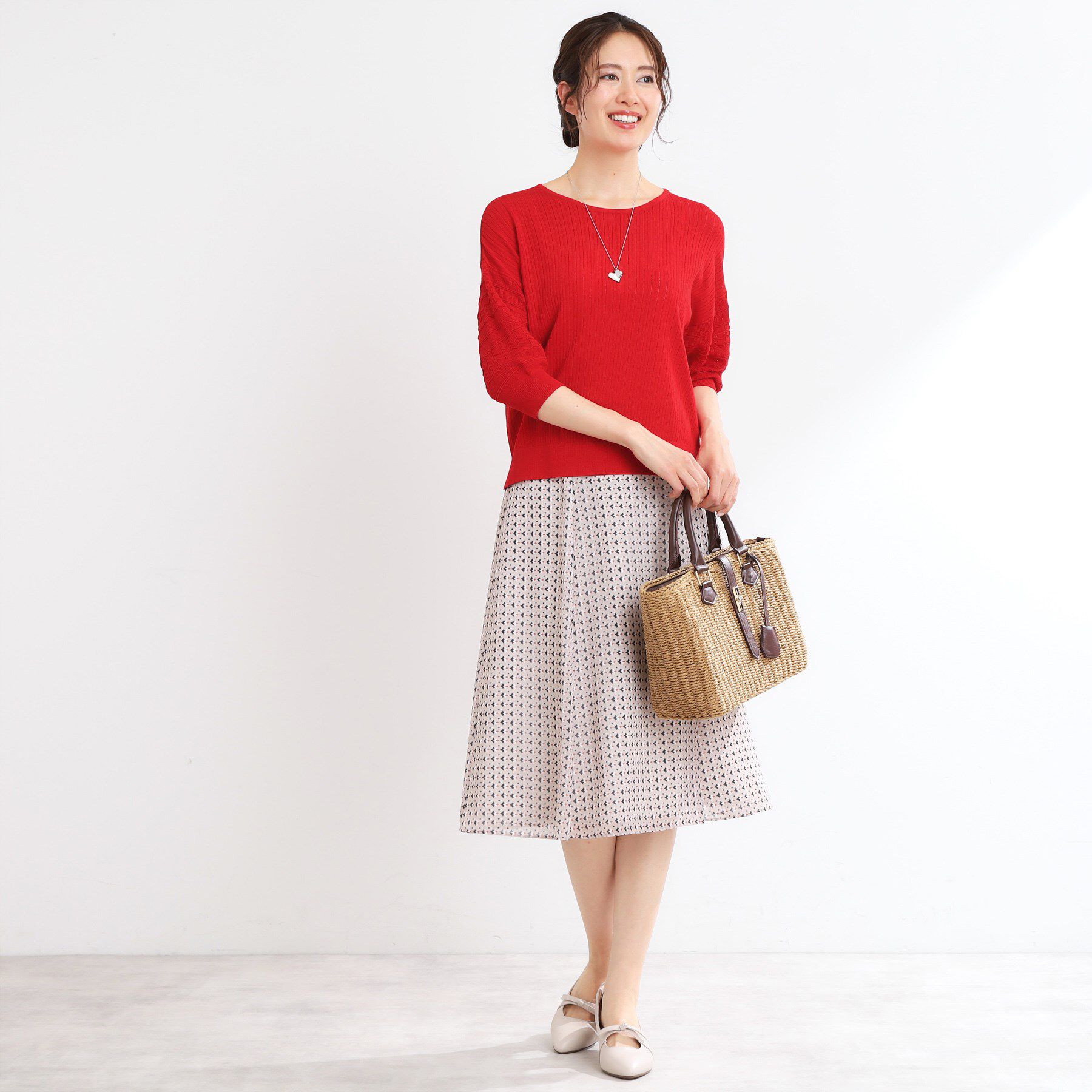 Reflect「【WEB先行カラーあり】オフボディプルオーバーニット」|ニット・セーター|