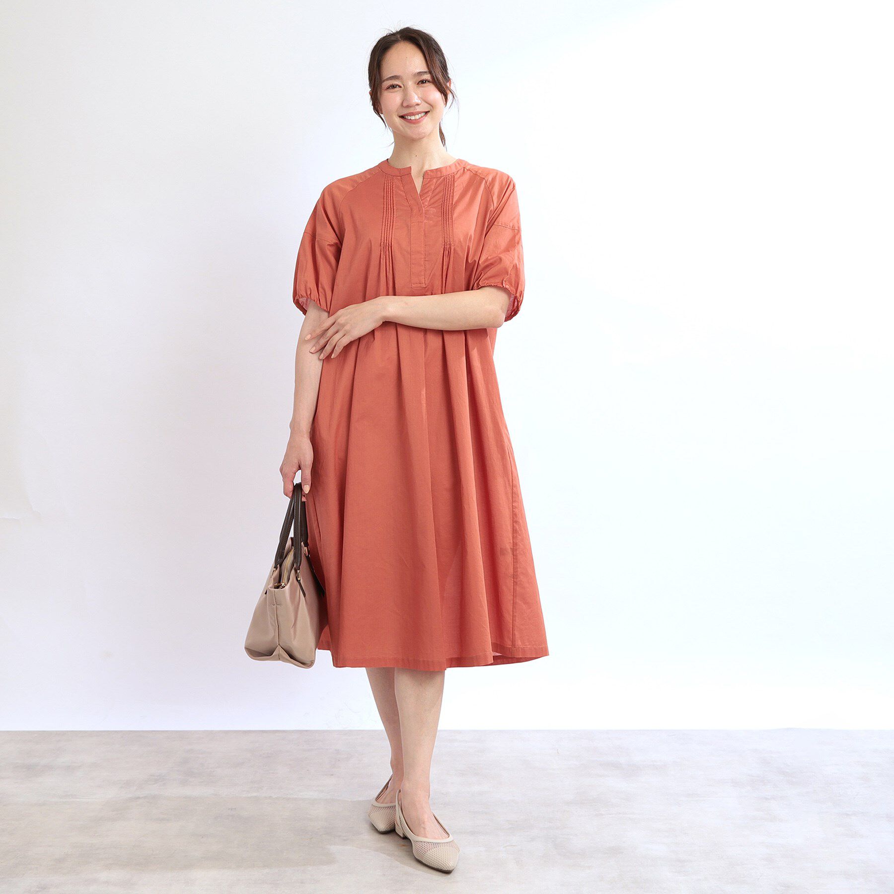 Reflect「【夏SALE／E‐QUALITY／レイヤードスタイルにも◎】ラグランスリーブワンピース」|ワンピース|