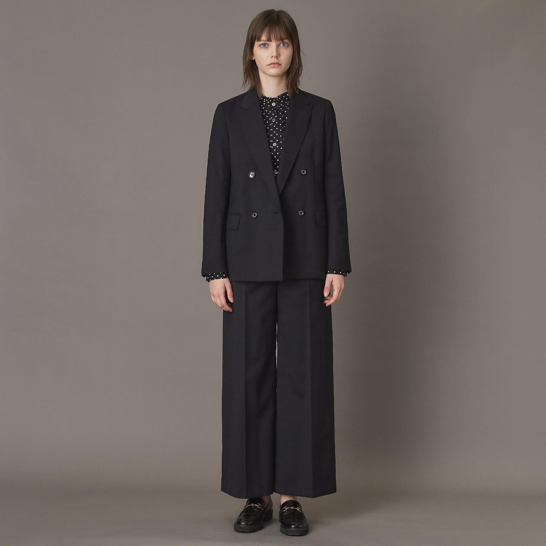 DRESSTERIOR「ブラックSETUPワイドパンツ」|その他|