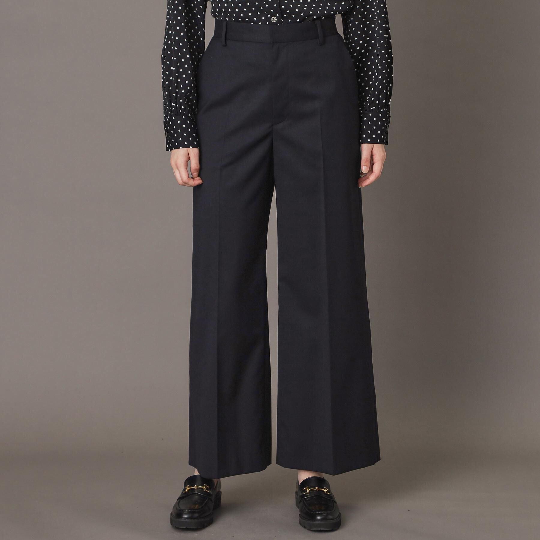 DRESSTERIOR「ブラックSETUPワイドパンツ」|その他|