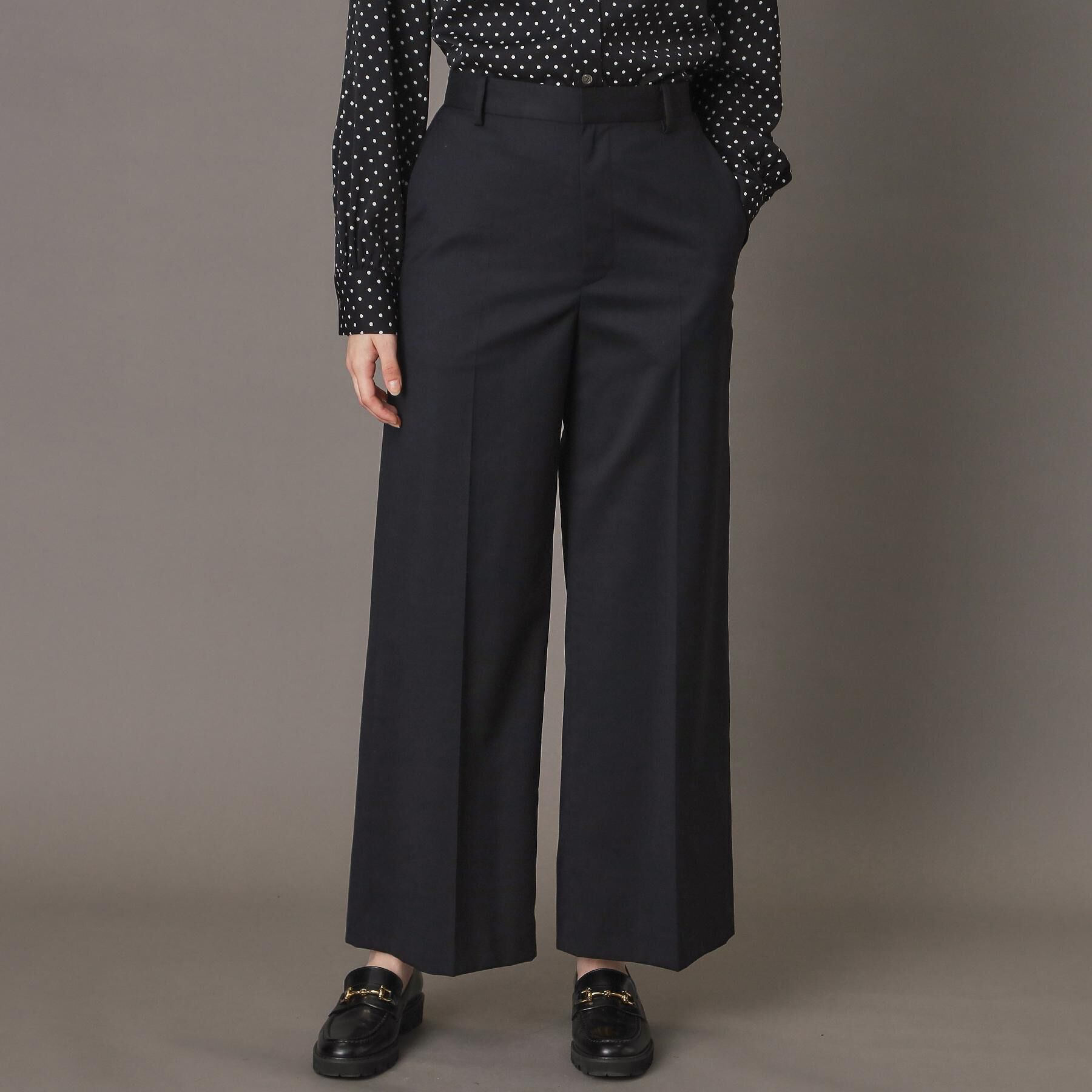 DRESSTERIOR「ブラックSETUPワイドパンツ」|その他|