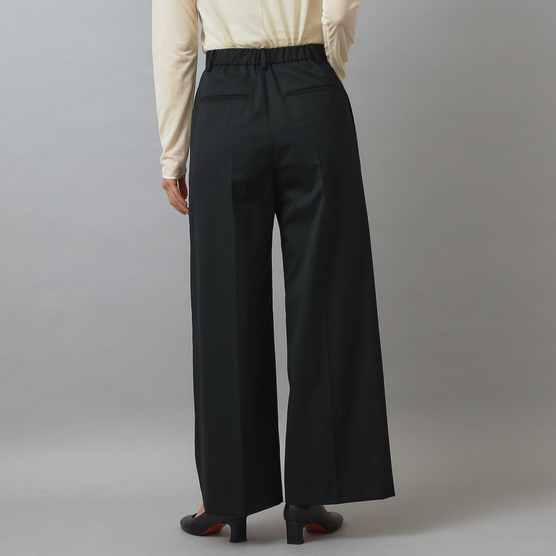 DRESSTERIOR「ブラックSETUPワイドパンツ」|その他|