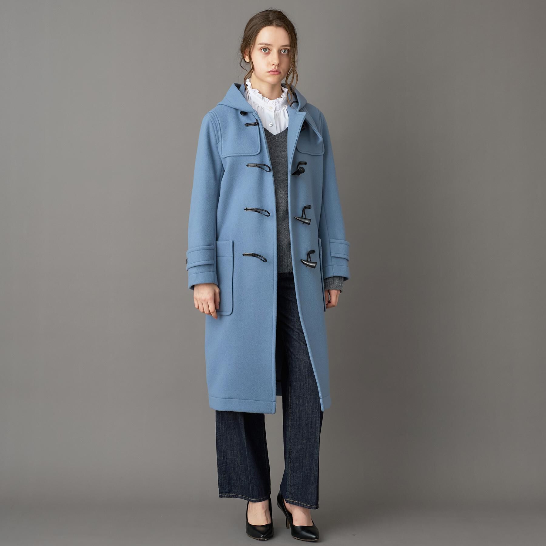 DRESSTERIOR「Superfineリサイクルメルトンダッフルコート」|ダッフルコート|