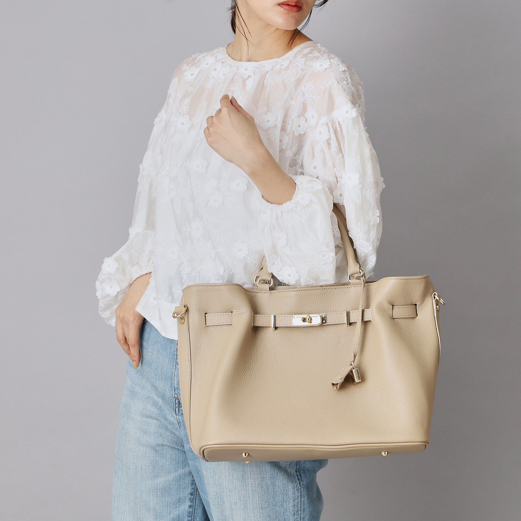 DRESSTERIOR「MILOS（ミロス）金具付きトートバッグ」|トートバッグ|