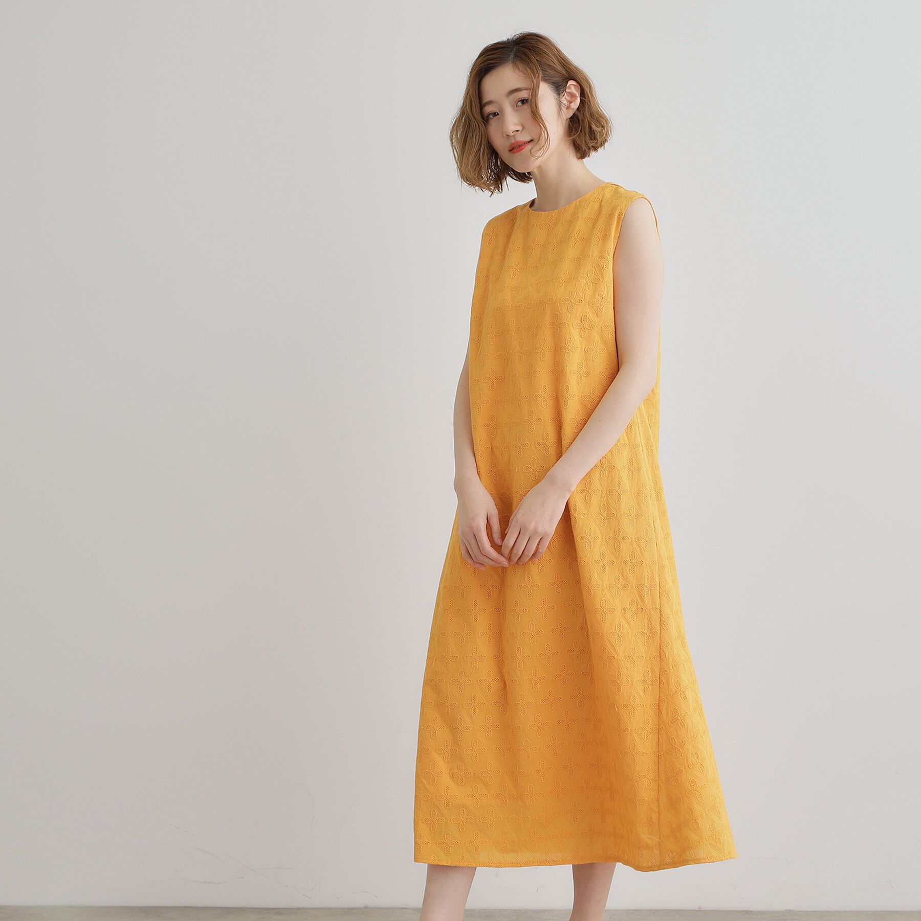 grove「【一枚で華やか】エンブロイダリーレースワンピース」|ワンピース|