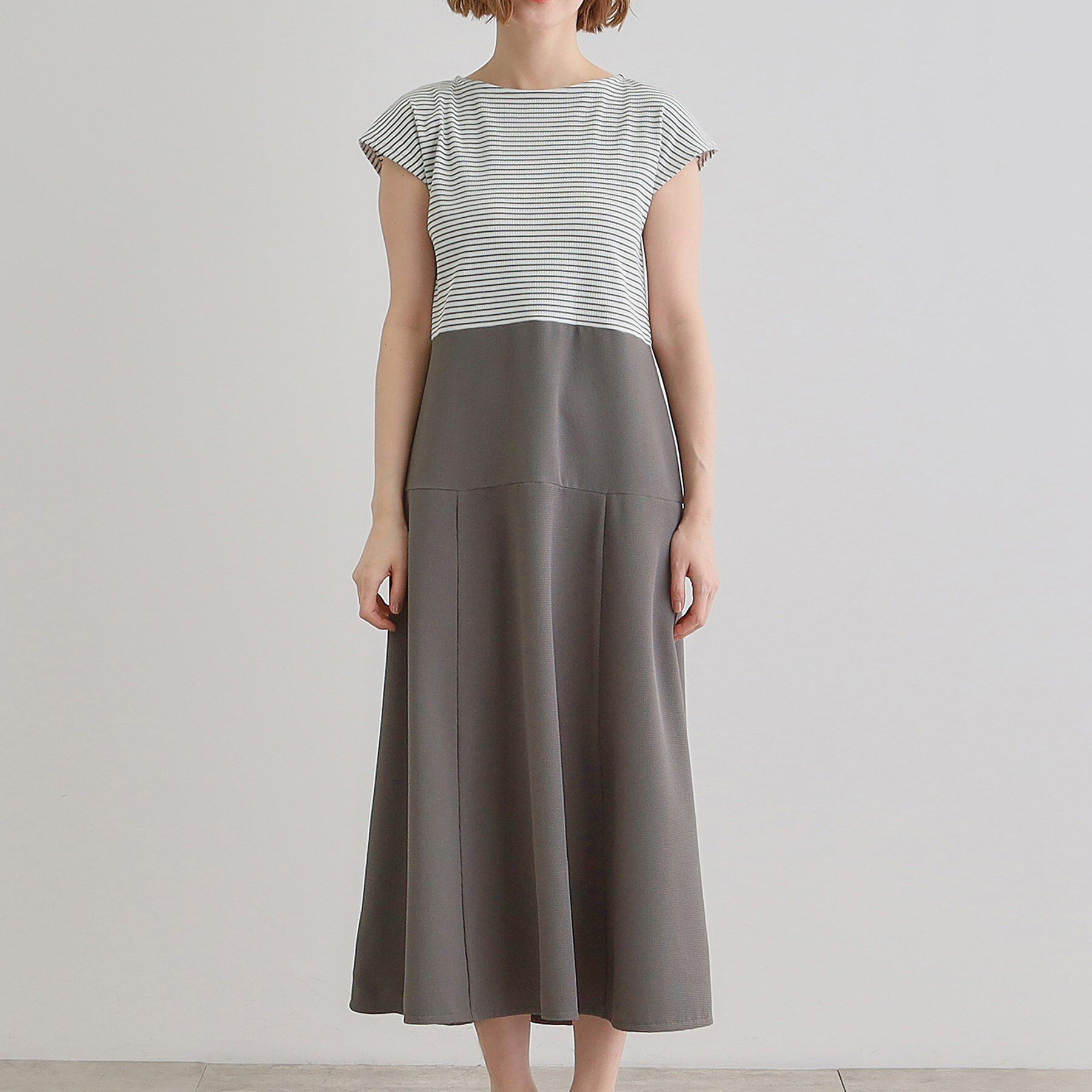 grove「美シルエットなドッキングフレア切替ワンピース」|ワンピース|