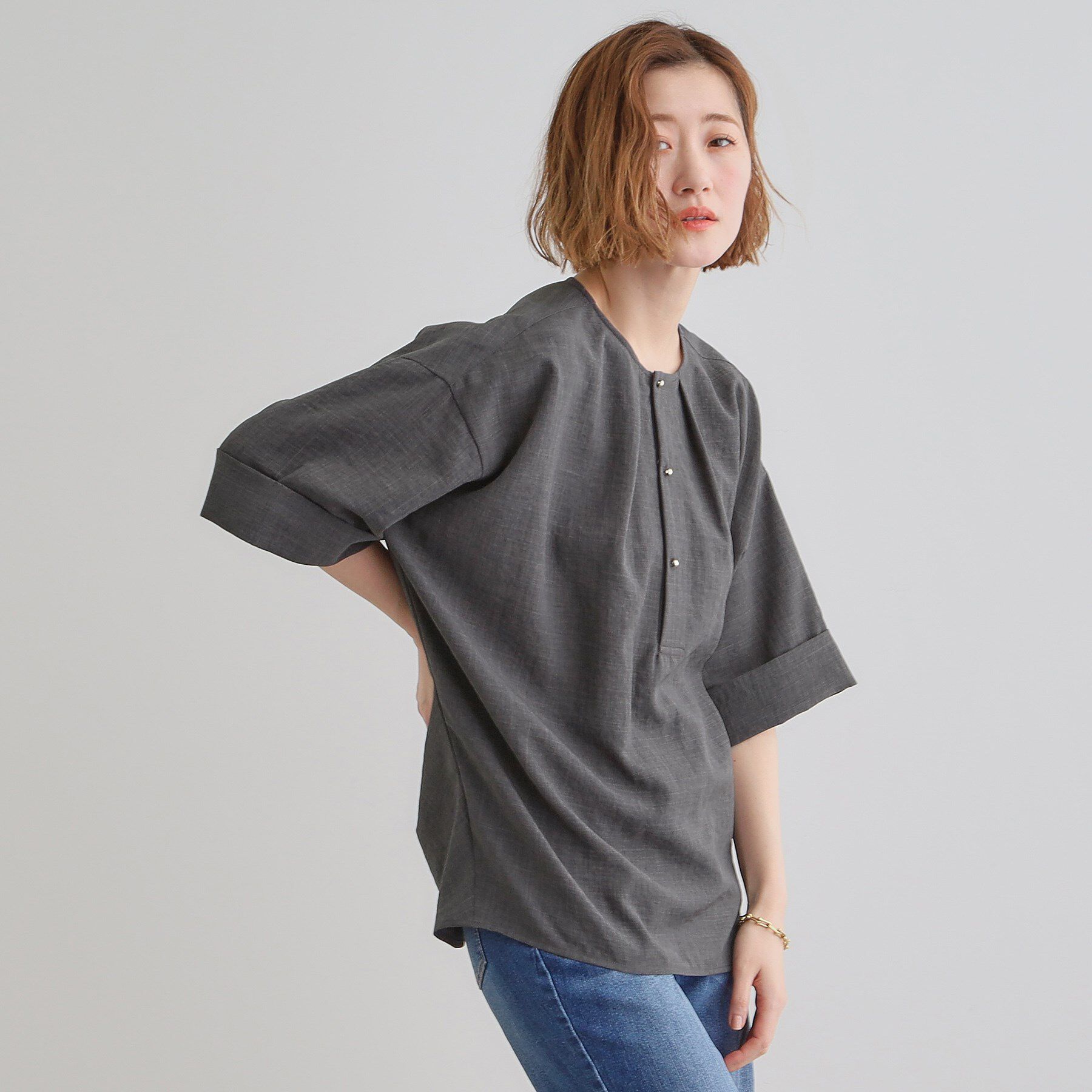 grove「ドルマンタックシャツ」|シャツ・ブラウス|