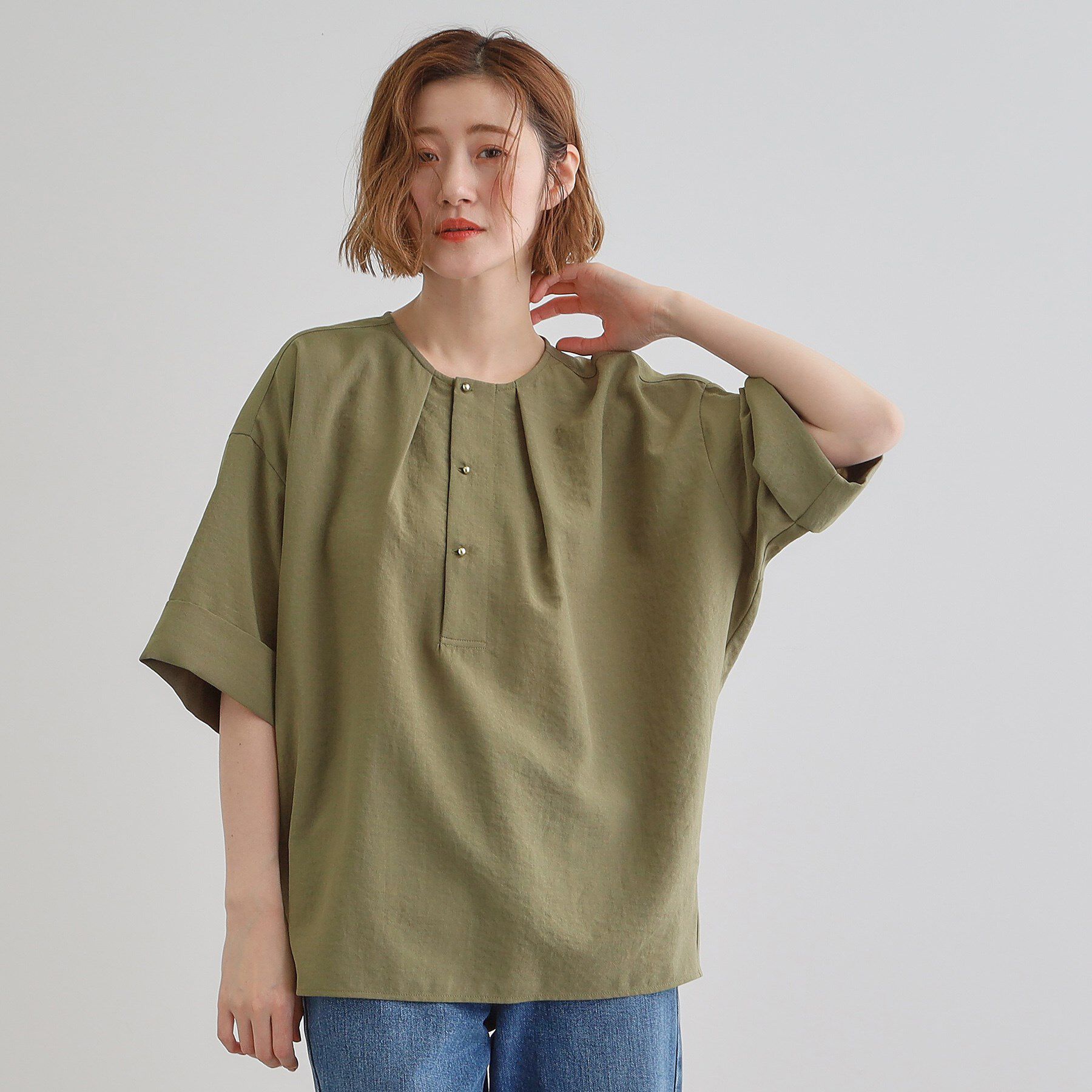 grove「ドルマンタックシャツ」|シャツ・ブラウス|