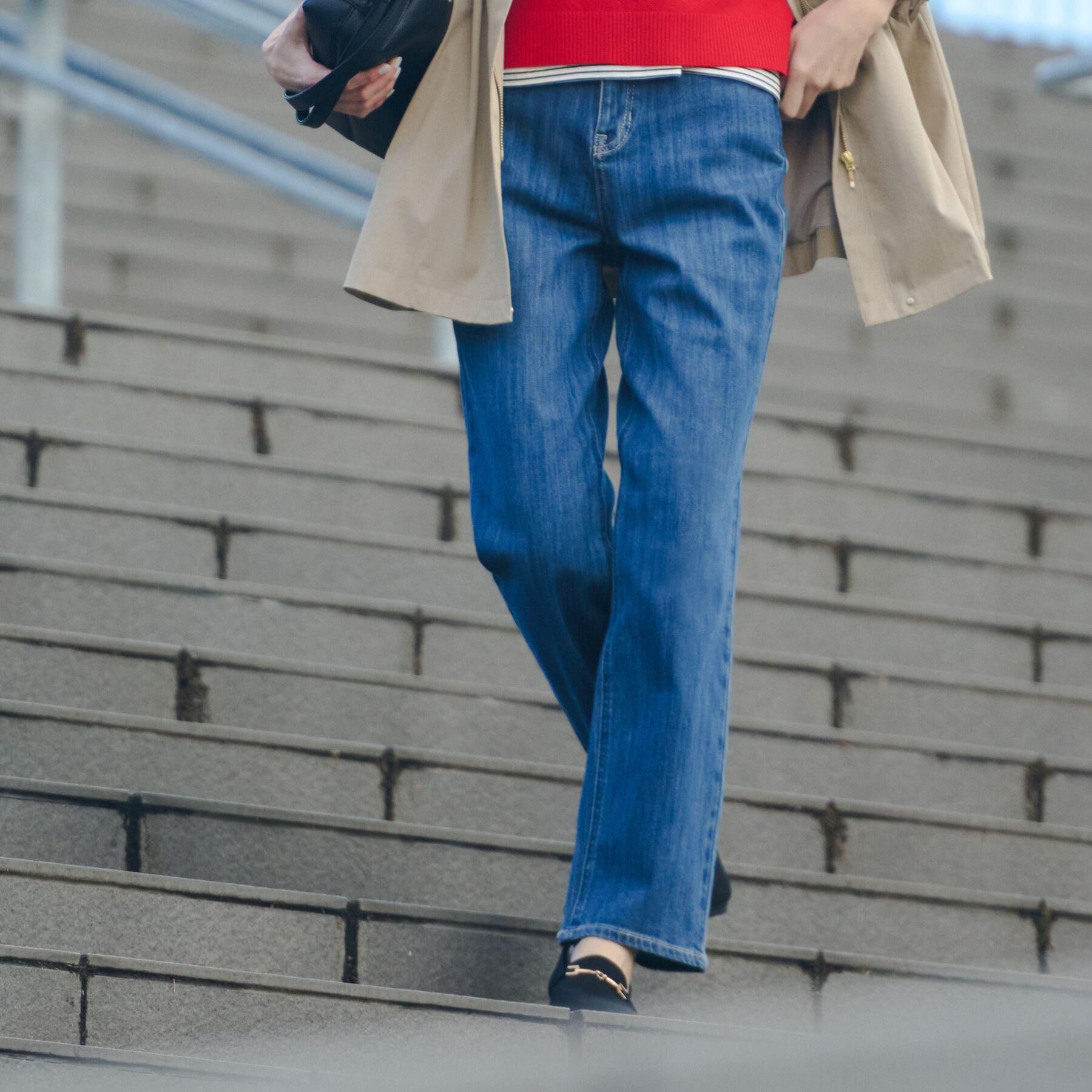 grove「【選べる着丈】大人のためのストレートデニムパンツ」|デニム|