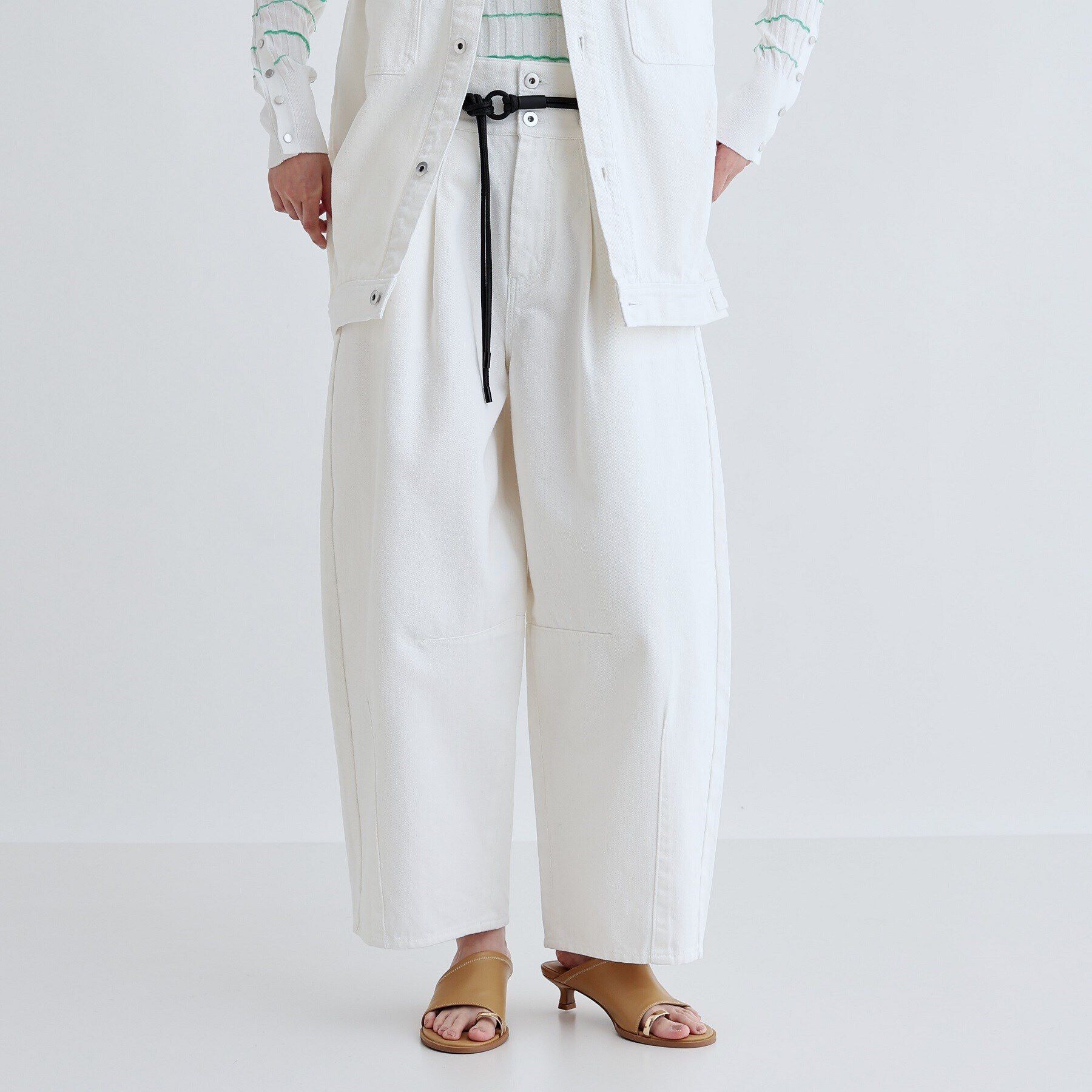 GALLEST「ハイウエストカーブデニム」|デニム|