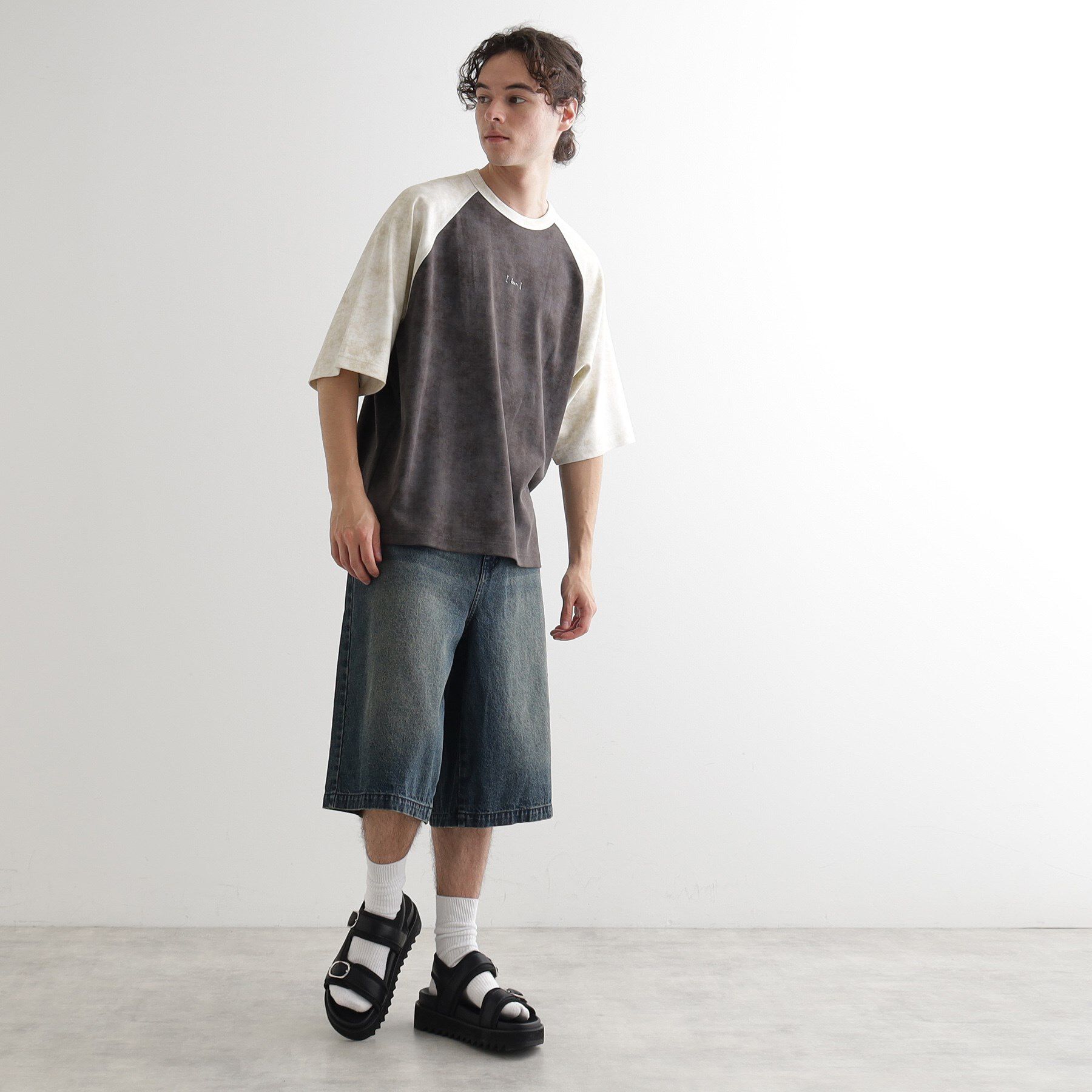 tk.TAKEO KIKUCHI「ヴィンテージライクラグランTシャツ」|Tシャツ・カットソー|