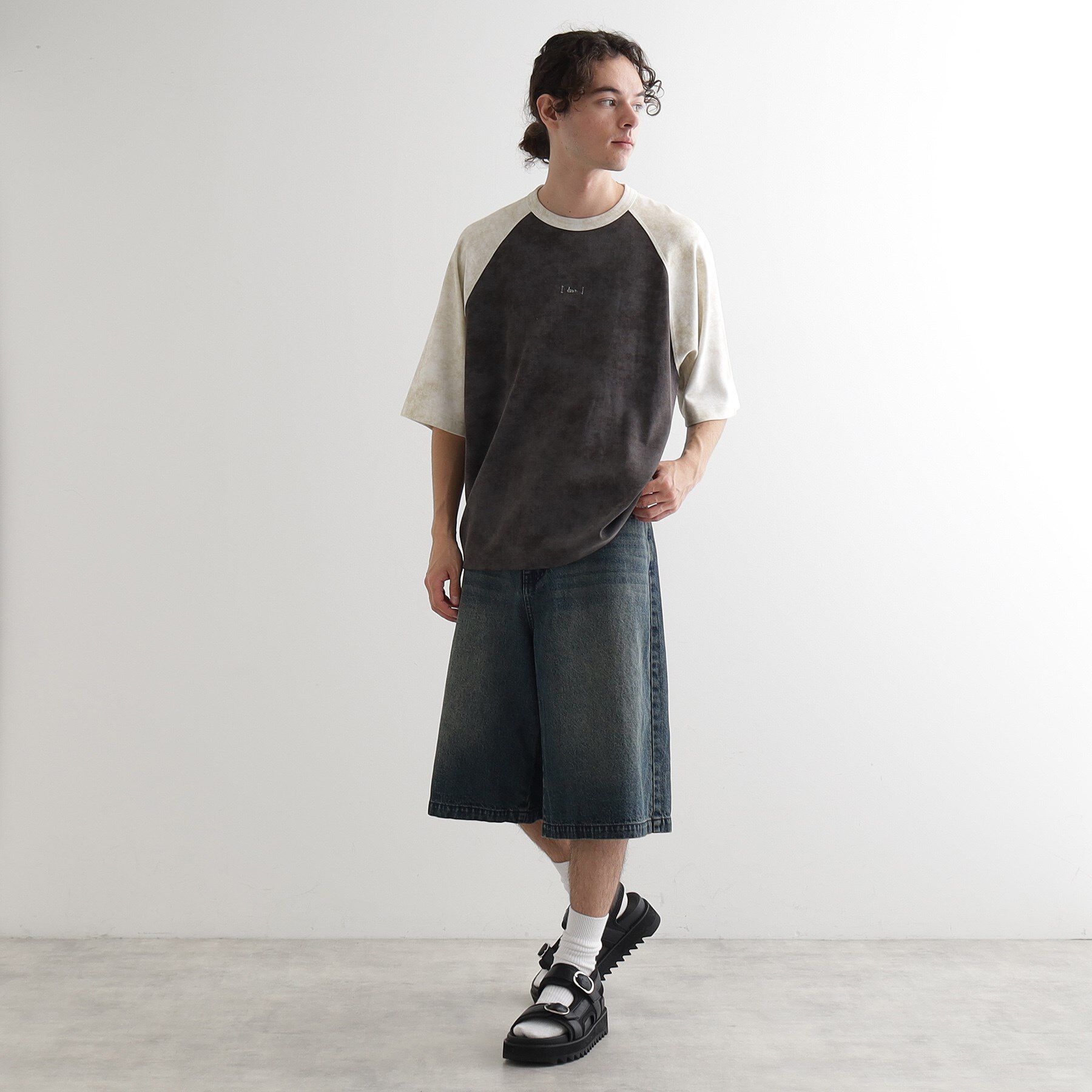 tk.TAKEO KIKUCHI「ヴィンテージライクラグランTシャツ」|Tシャツ・カットソー|