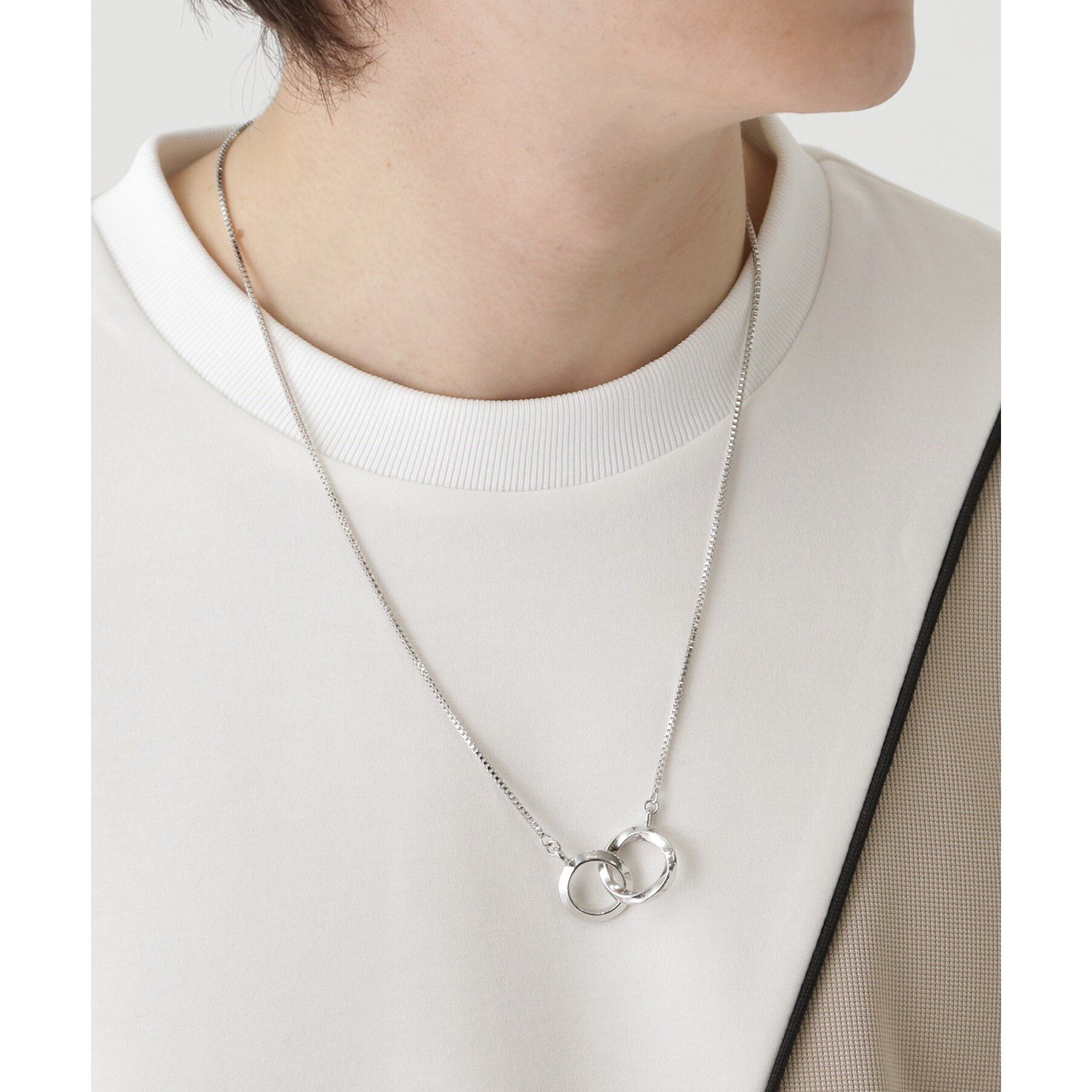 tk.TAKEO KIKUCHI「ダブルリングネックレス」|ネックレス|