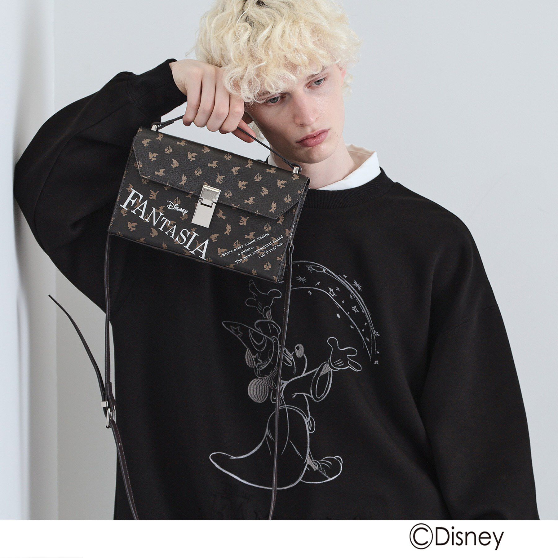 tk.TAKEO KIKUCHI「ディズニーカプセルコレクション『ファンタジア』ハンドルショルダーバッグ」|ショルダー・メッセンジャー|