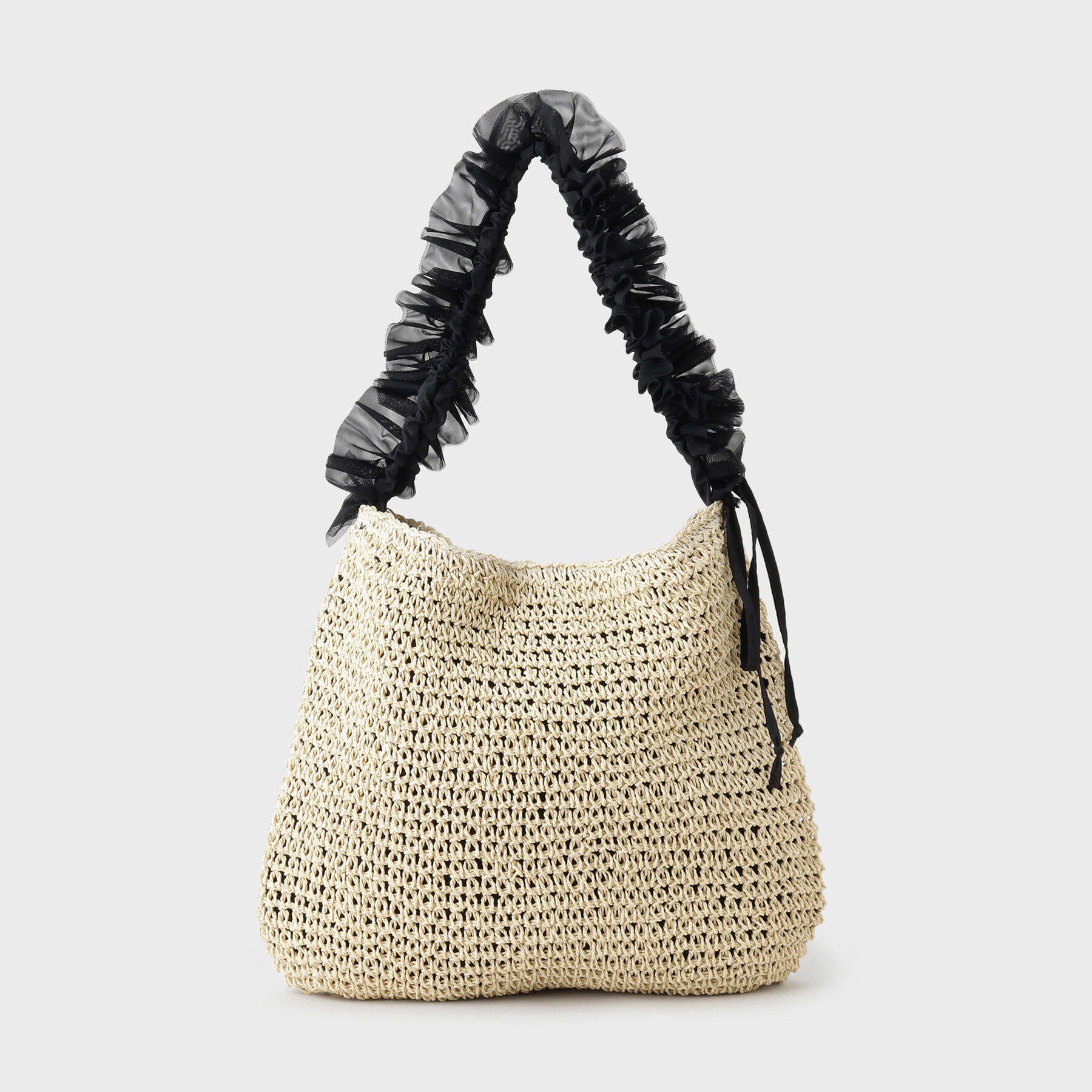 index「雑材ワンショルダーフリルA4トート」|トートバッグ|