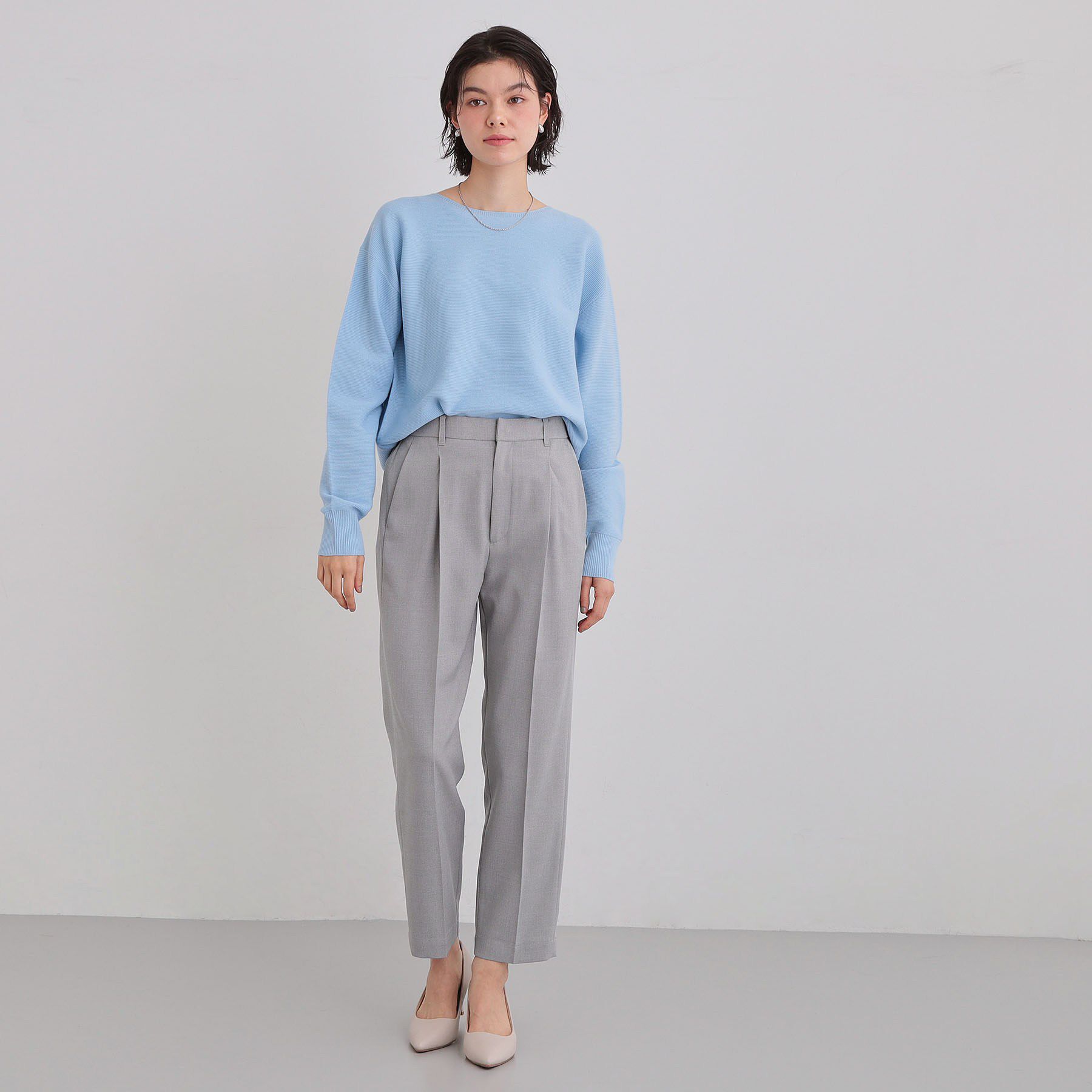 THE SHOP TK「【通勤・セレモニー】CAVIAN ベーシックテーパードパンツ/セットアップ可」|その他|