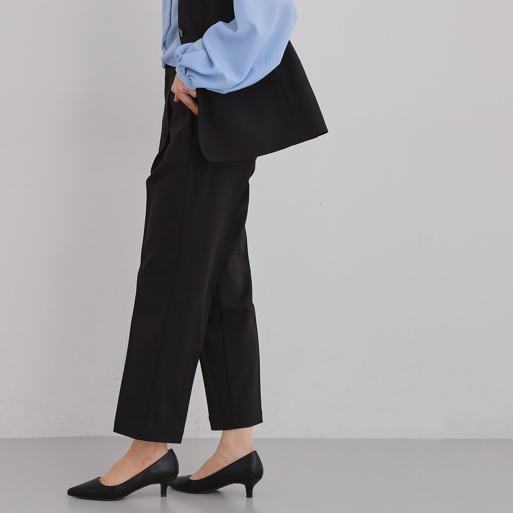 THE SHOP TK「【通勤・セレモニー】CAVIAN ベーシックテーパードパンツ/セットアップ可」|その他|