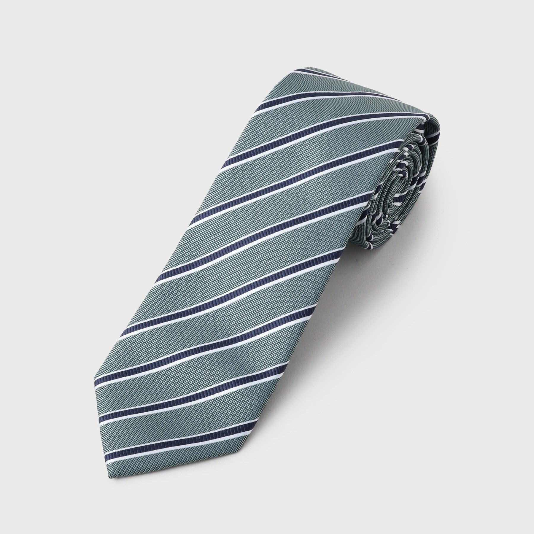 THE SHOP TK「ストライプ柄 アソート ネクタイ 【洗濯機OK】」|ネクタイ・蝶ネクタイ|グリーン(622)
