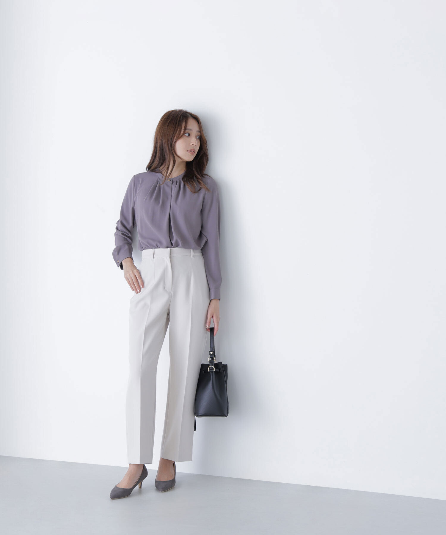  「フロントタックブラウス」|シャツ・ブラウス|