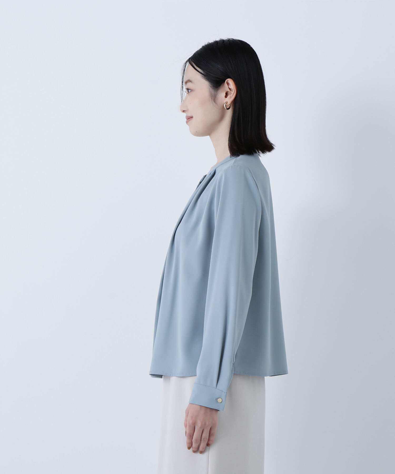  「フロントタックブラウス」|シャツ・ブラウス|