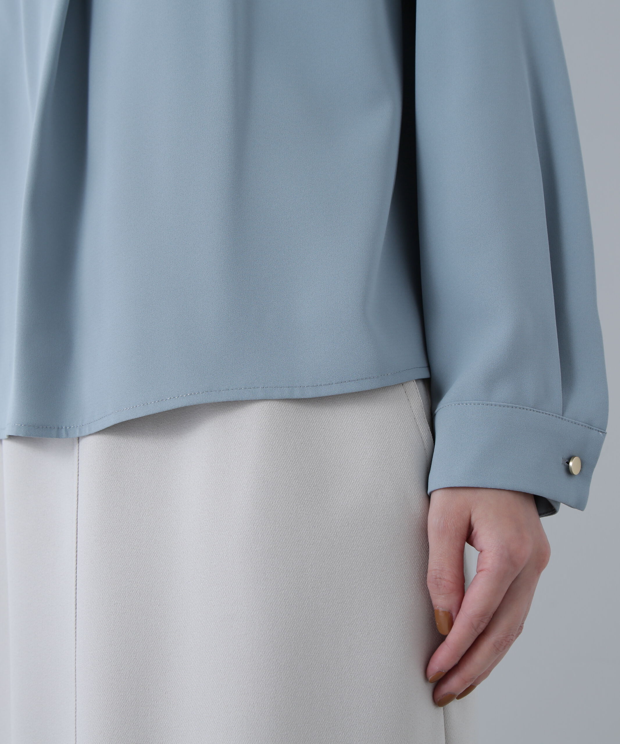  「フロントタックブラウス」|シャツ・ブラウス|