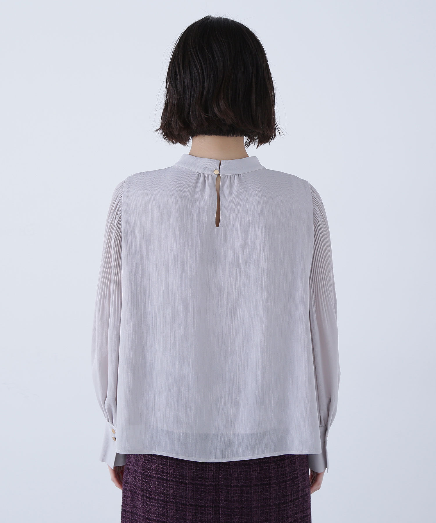  「楊柳プリーツブラウス」|シャツ・ブラウス|