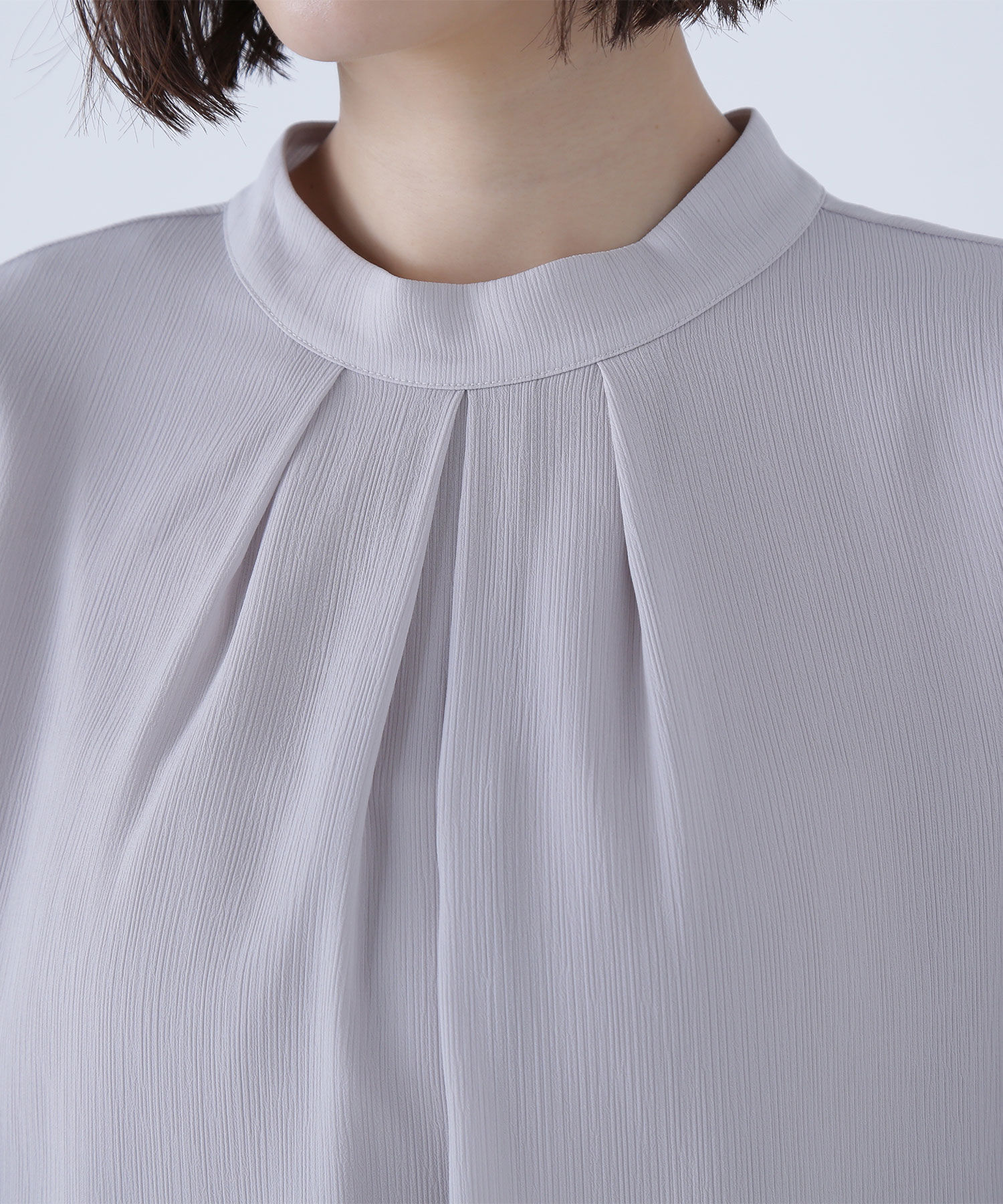  「楊柳プリーツブラウス」|シャツ・ブラウス|