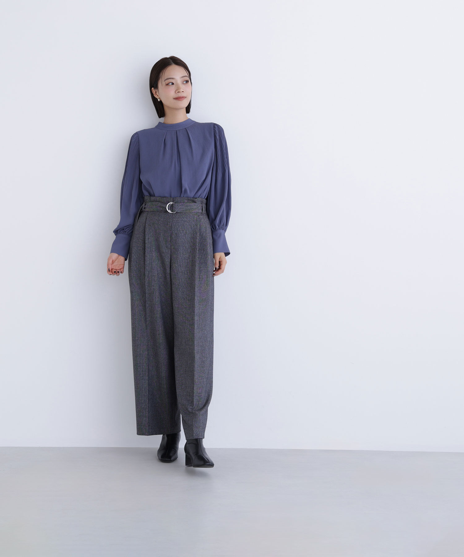  「楊柳プリーツブラウス」|シャツ・ブラウス|