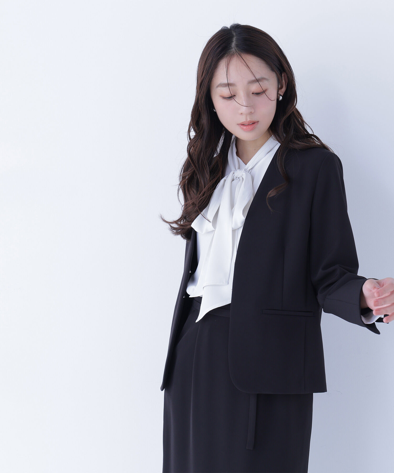  「2wayリボンボウブラウス」|シャツ・ブラウス|