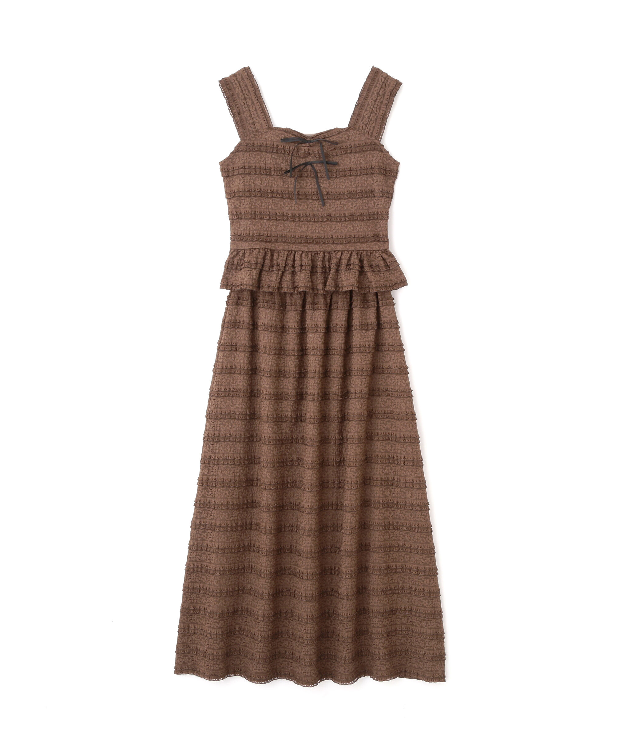  「バイカラーストレッチレースセットアップ」|ワンピース|