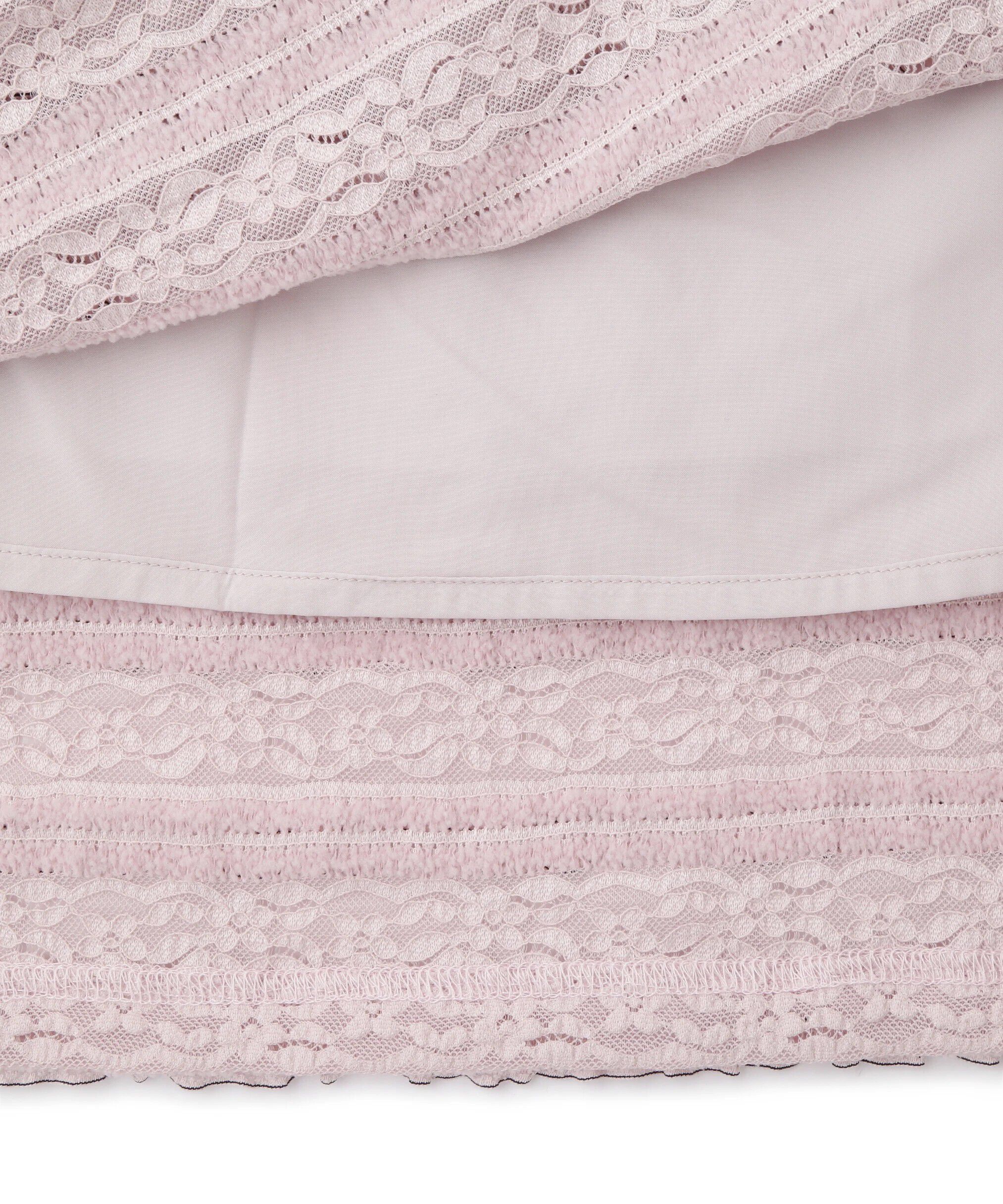  「バイカラーストレッチレースセットアップ」|ワンピース|