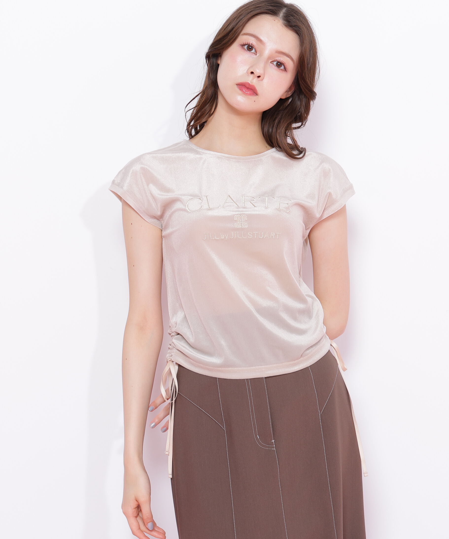  「ベロアコンパクトTシャツ」|Tシャツ・カットソー|