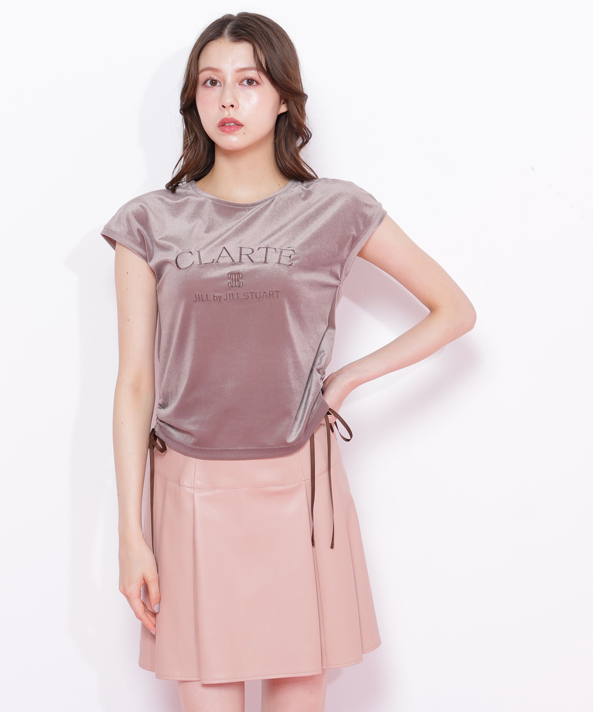  「ベロアコンパクトTシャツ」|Tシャツ・カットソー|