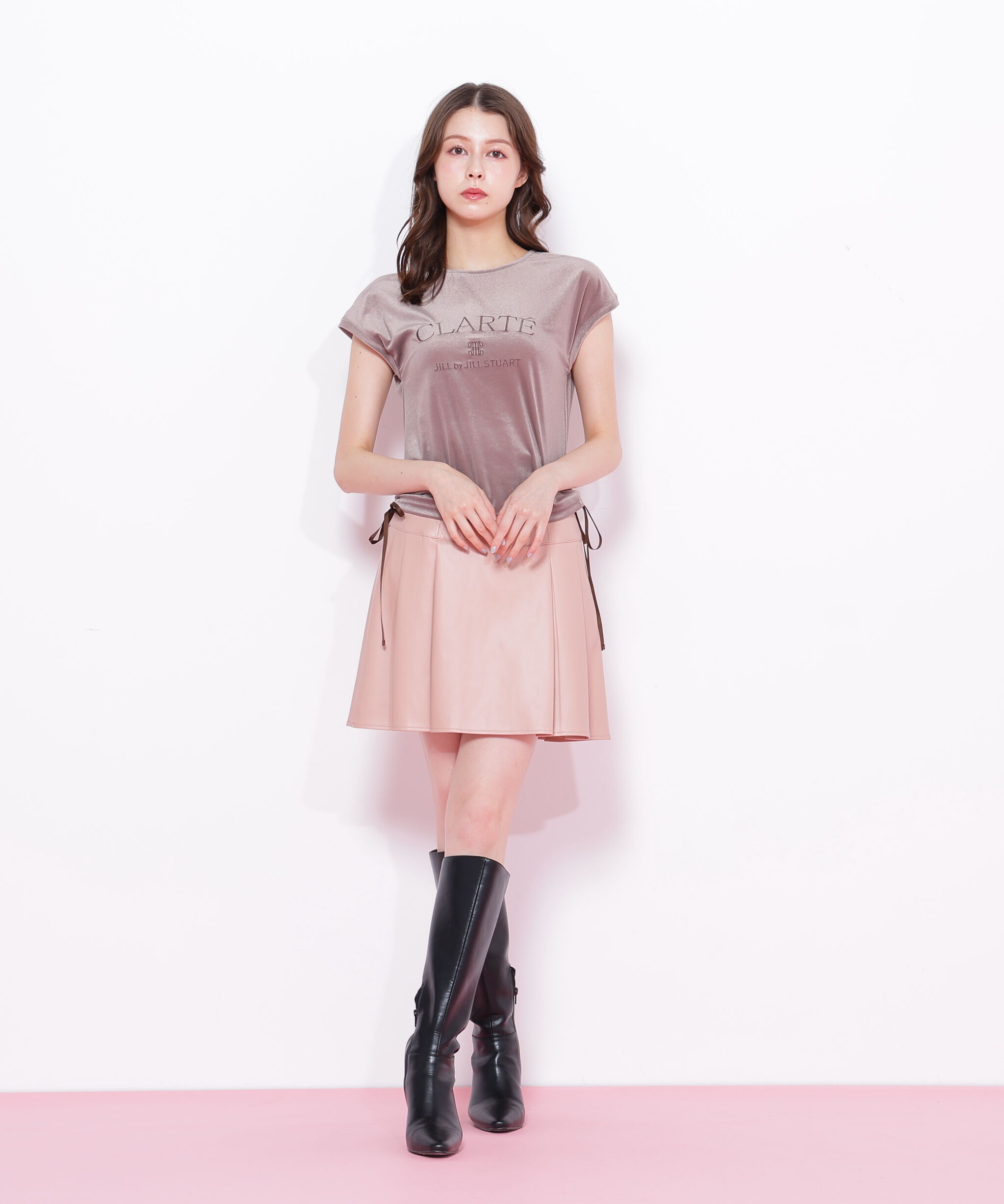  「ベロアコンパクトTシャツ」|Tシャツ・カットソー|