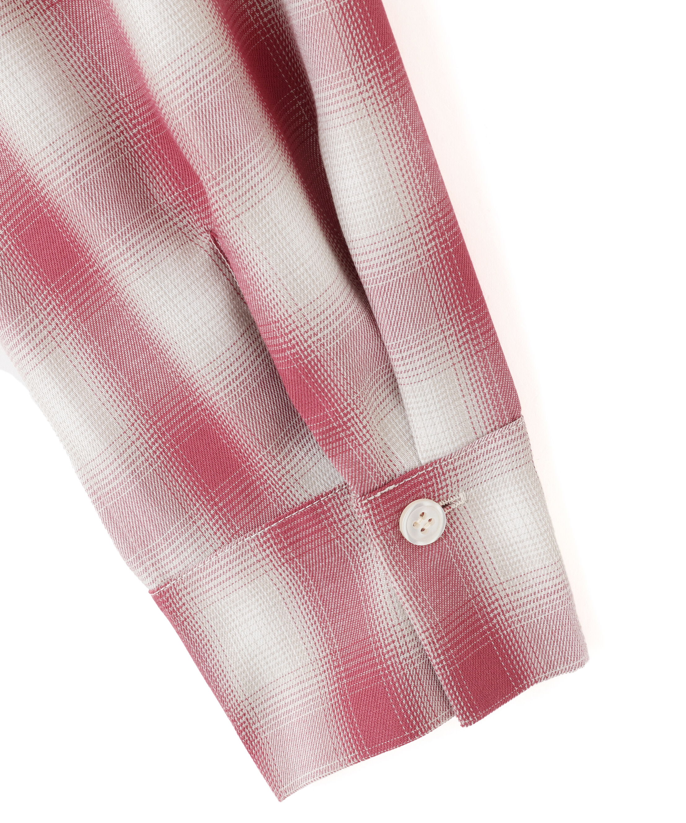  「オンブレーチェック短丈シャツ」|シャツ・ブラウス|