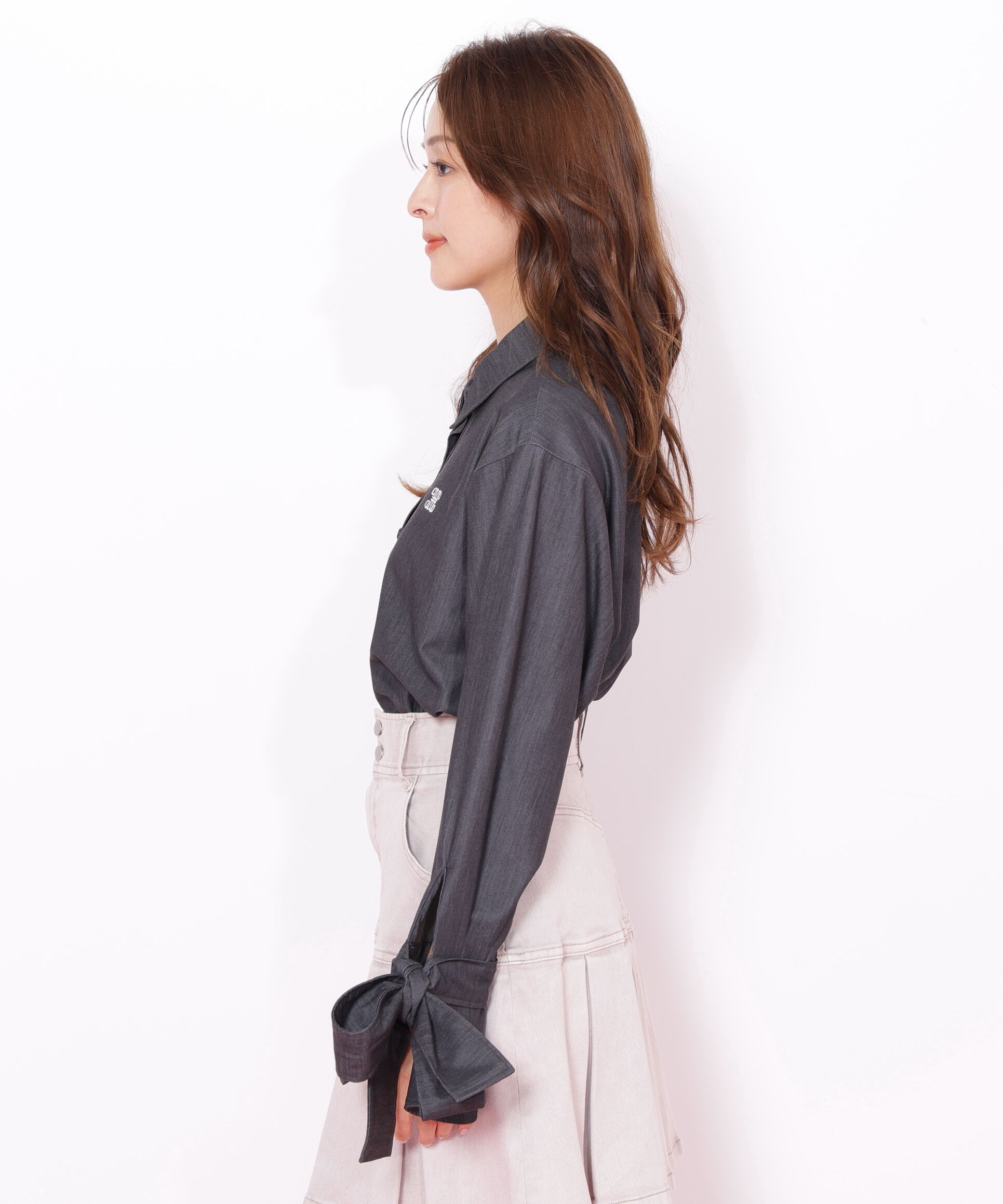  「アイコニック袖リボンブラウス」|シャツ・ブラウス|