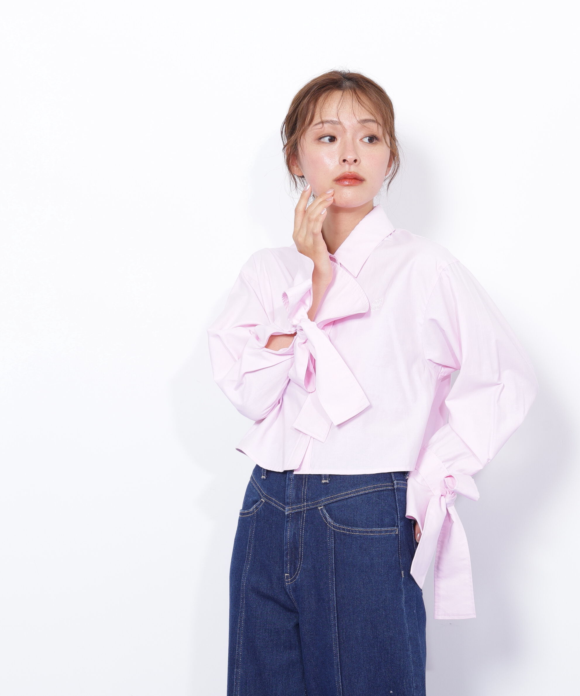  「アイコニック袖リボンブラウス」|シャツ・ブラウス|