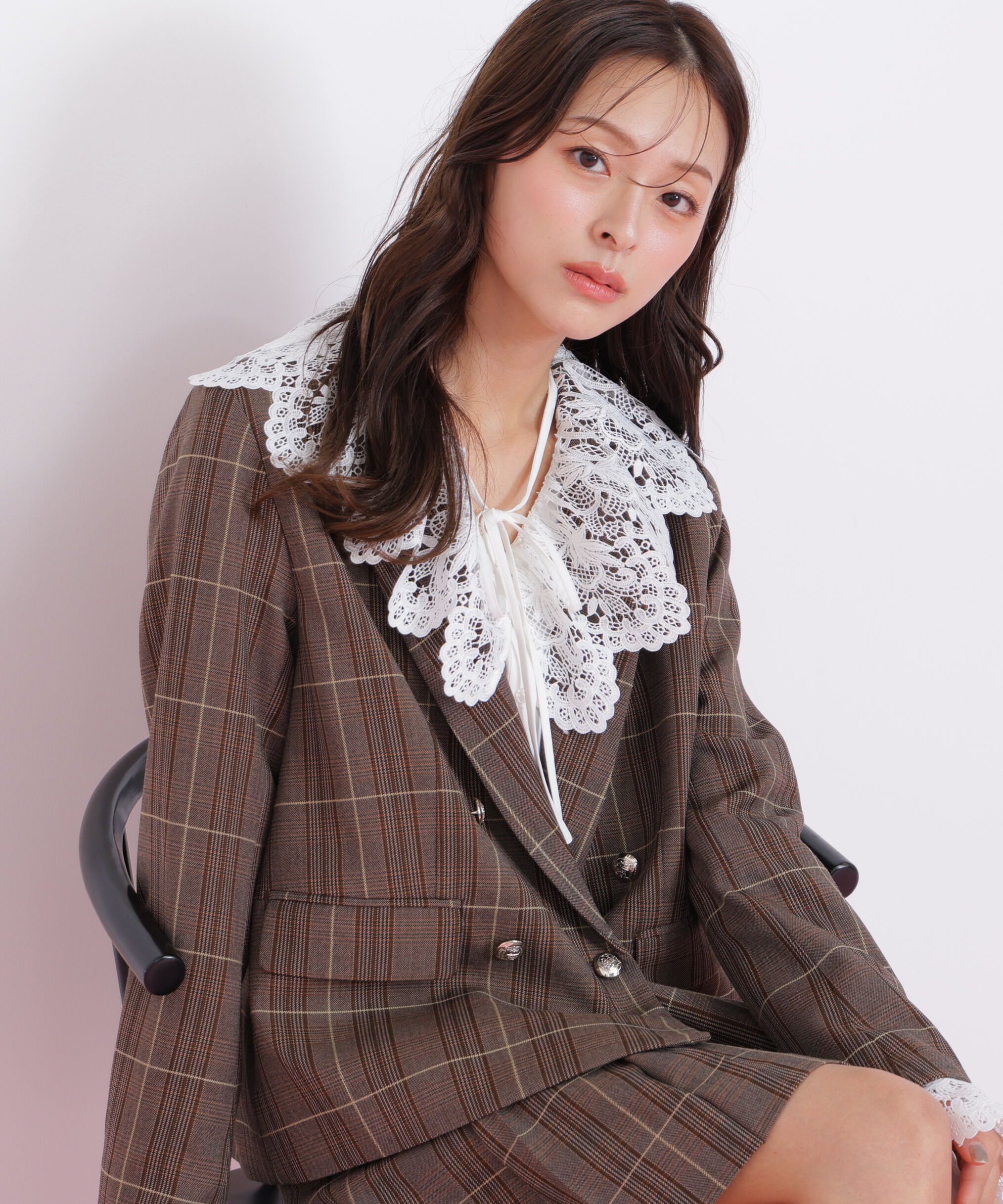  「レース衿ブラウス」|シャツ・ブラウス|