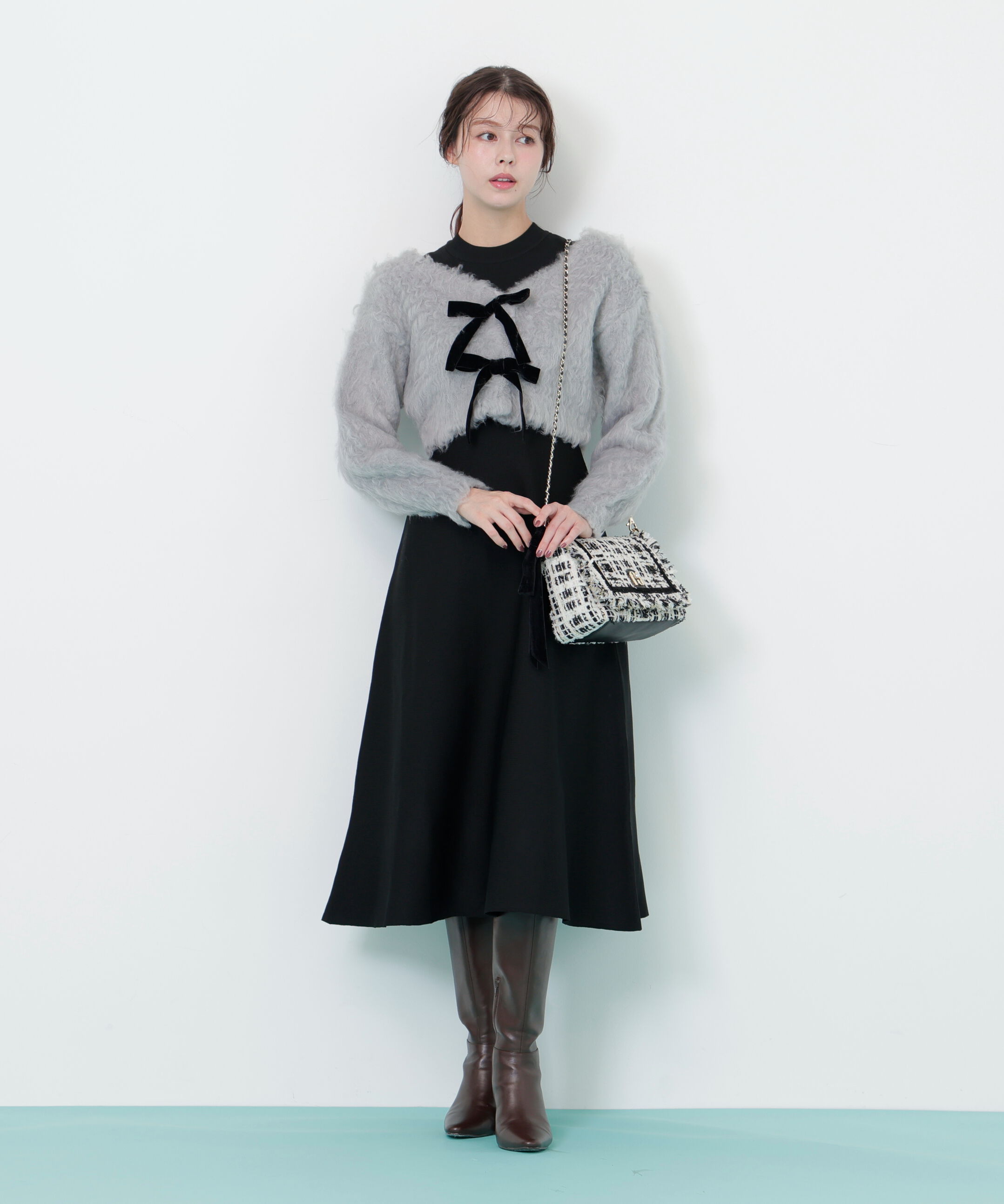  「ツイードフラップバッグ」|その他|