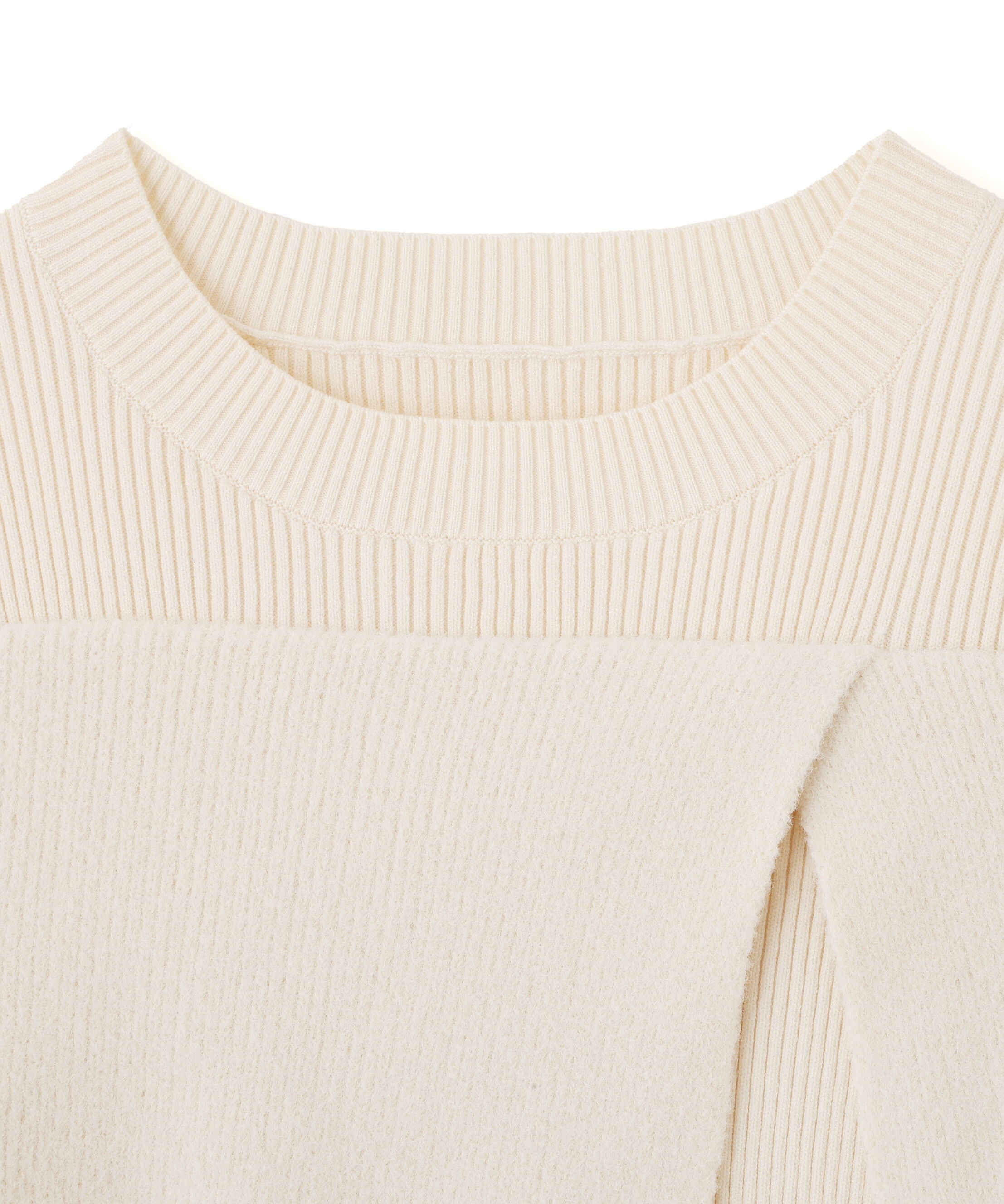  「ミニフェザーケープニット」|ニット・セーター|