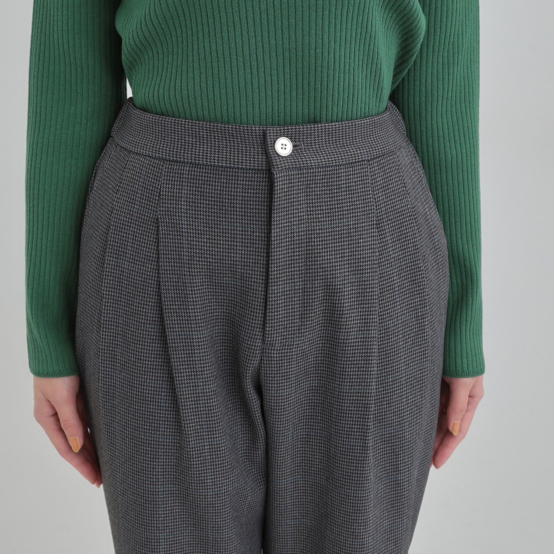 SHOO･LA･RUE「【あったか】ウールフィール 裏起毛テーパードパンツ」|その他|