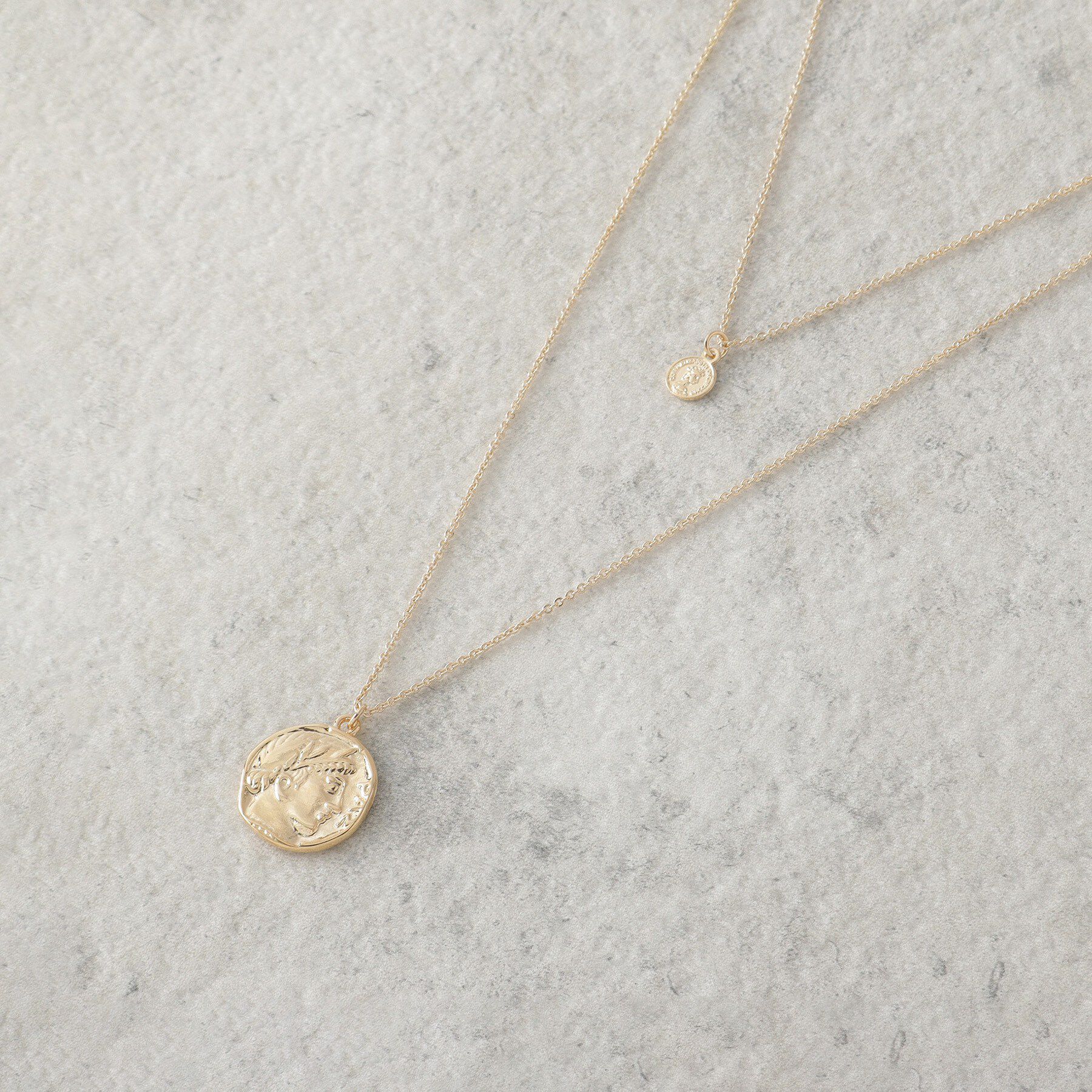 Dessin「【2WAY】2連コインネックレス」|ネックレス|