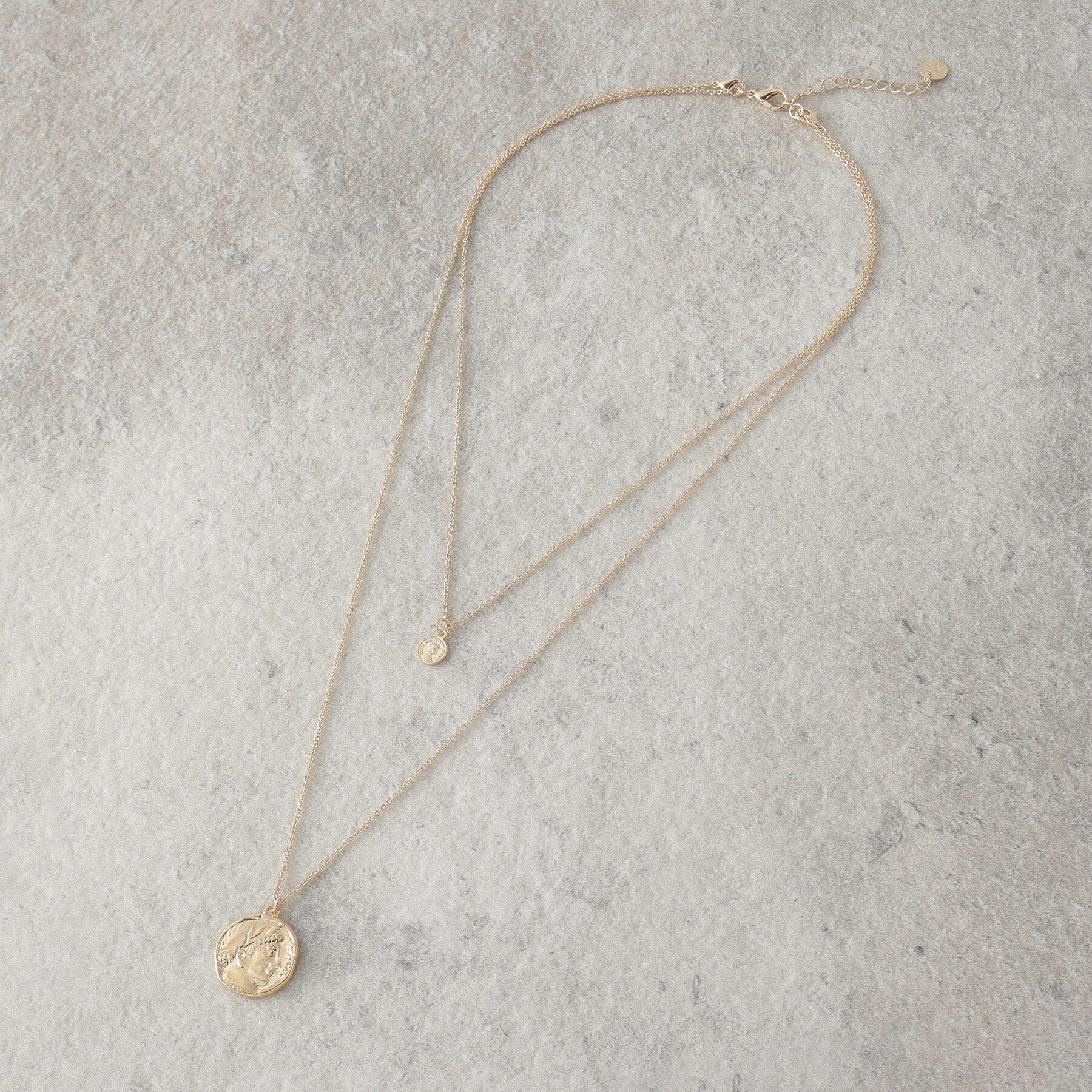 Dessin「【2WAY】2連コインネックレス」|ネックレス|