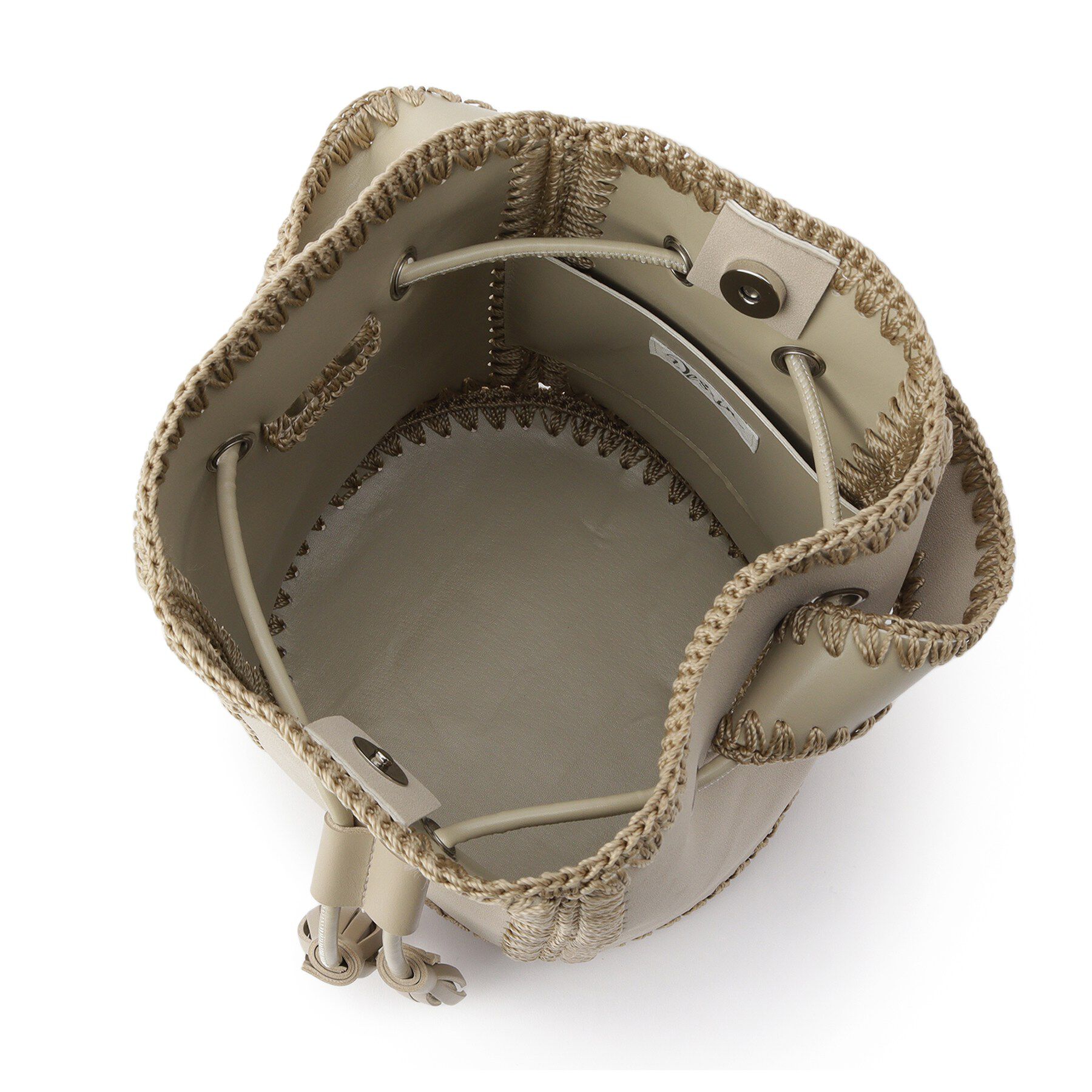 Dessin「【軽量】スエードライク巾着バケツバッグ」|ハンドバッグ|