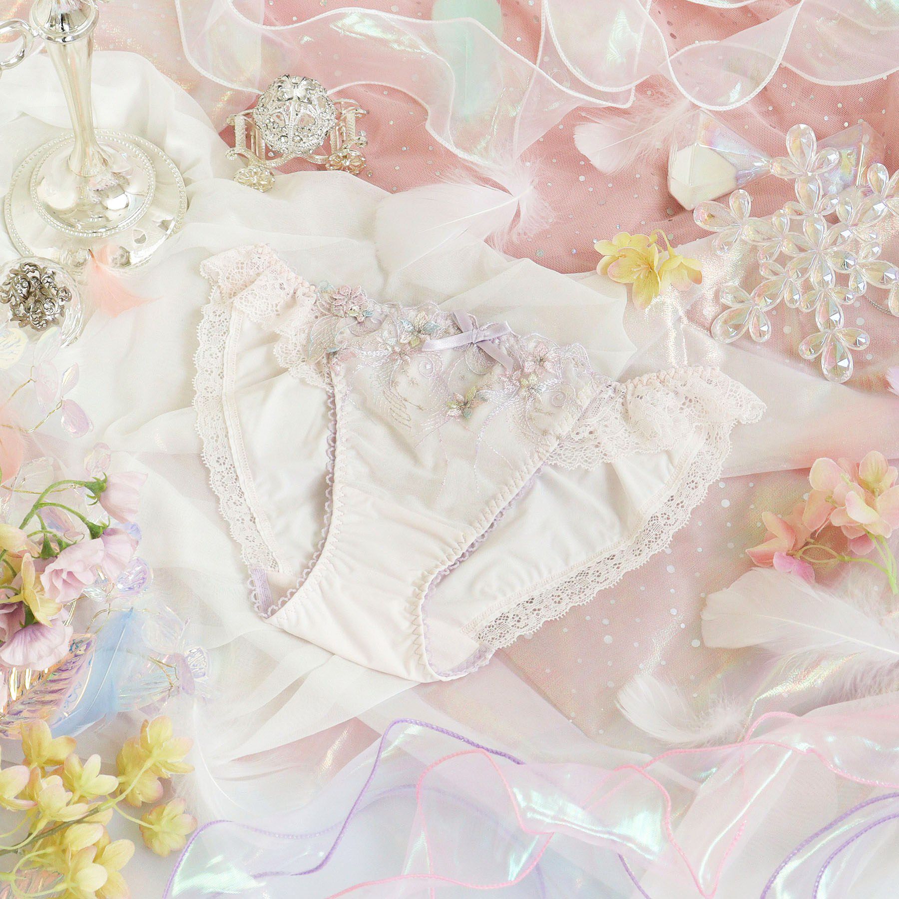 Risa Magli「コリンナ ノーマルショーツ」|インナー|ピンク(071)