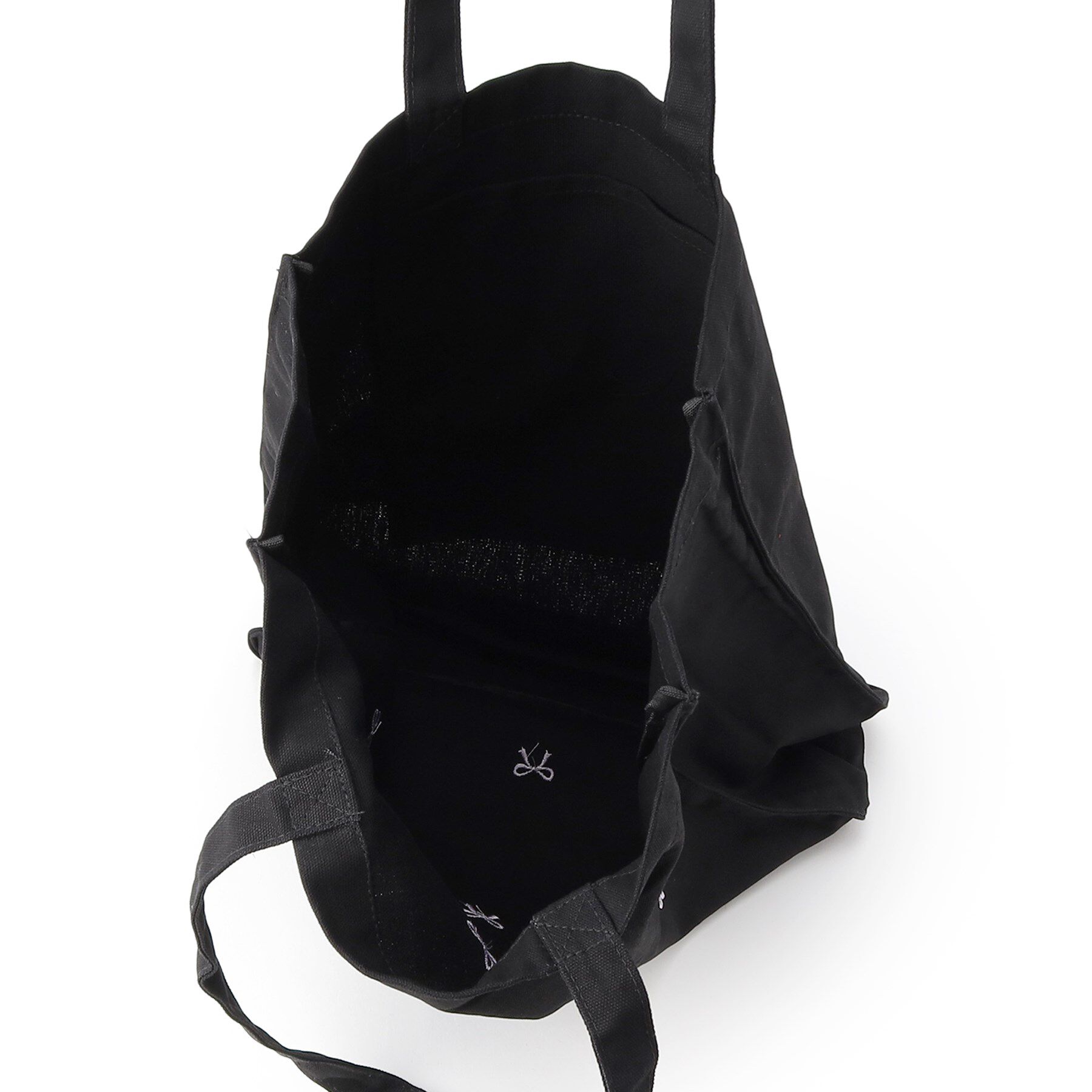 Ober Tashe「【新生活・新学期】リボン刺繍キャンバストートバッグ」|トートバッグ|