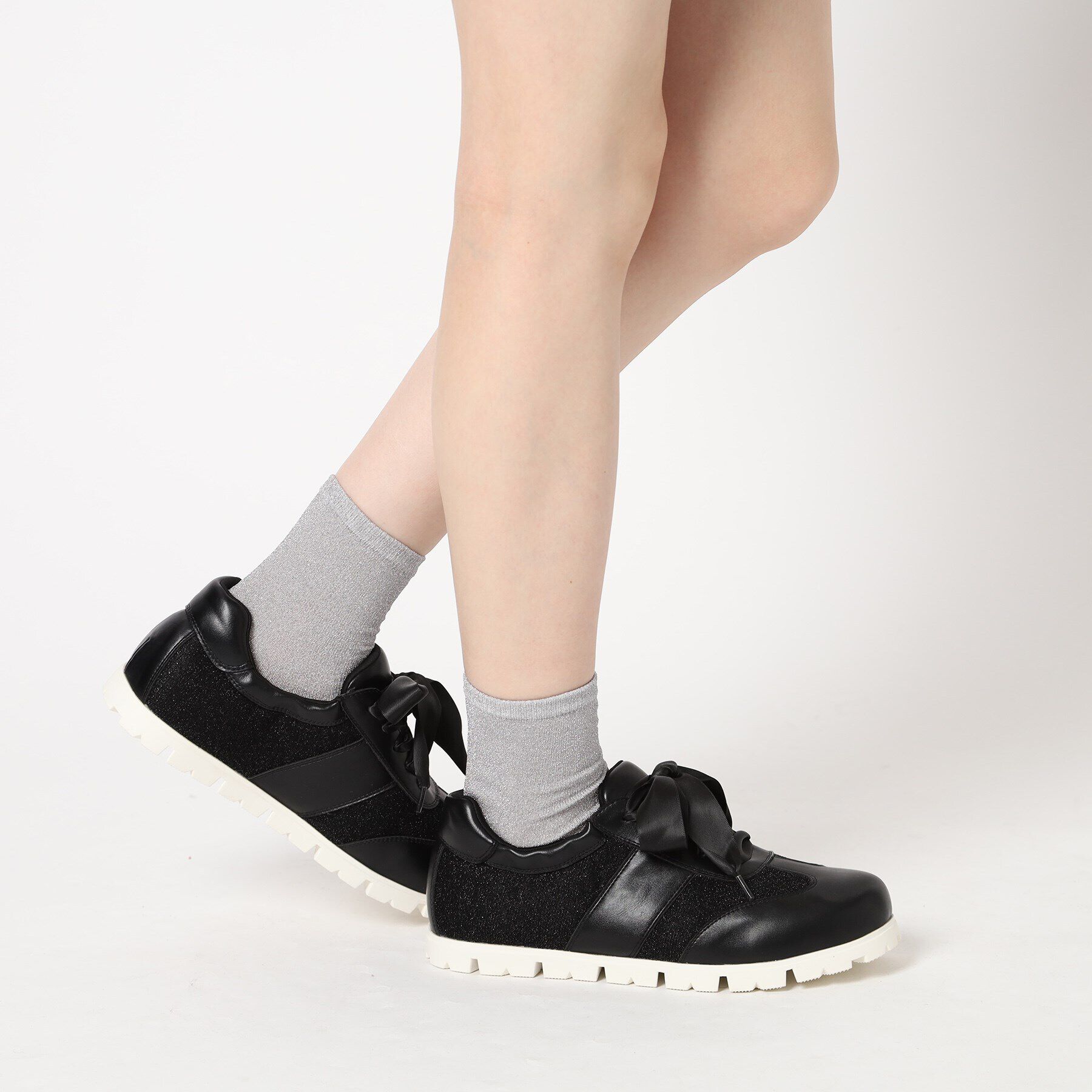 ESPERANZA「サテンリボン2WAYスニーカー」|スニーカー|