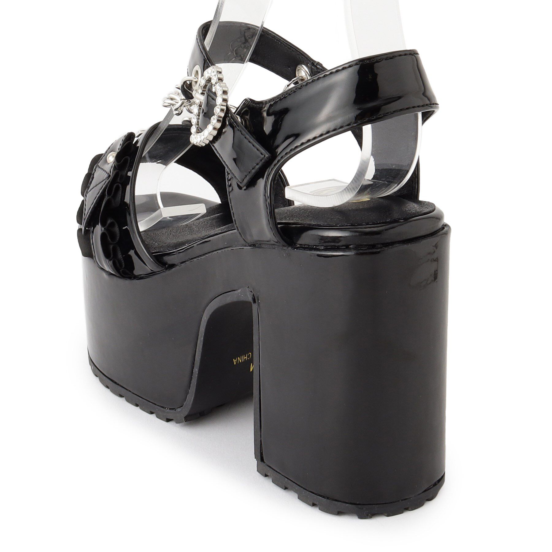 csT&P「厚底ハートチェ―ン付き十字架サンダル」|サンダル|