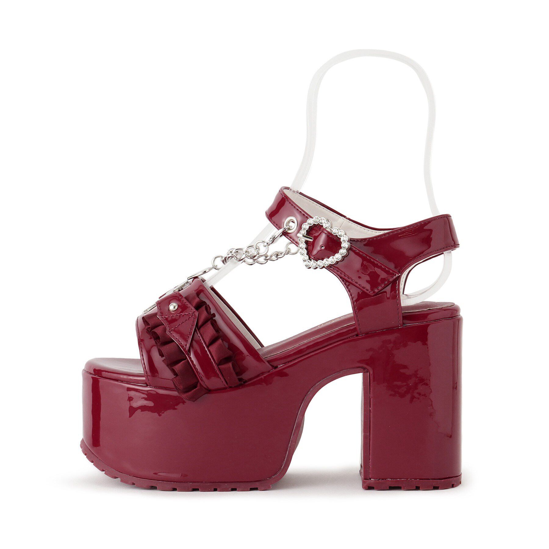 csT&P「厚底ハートチェ―ン付き十字架サンダル」|サンダル|